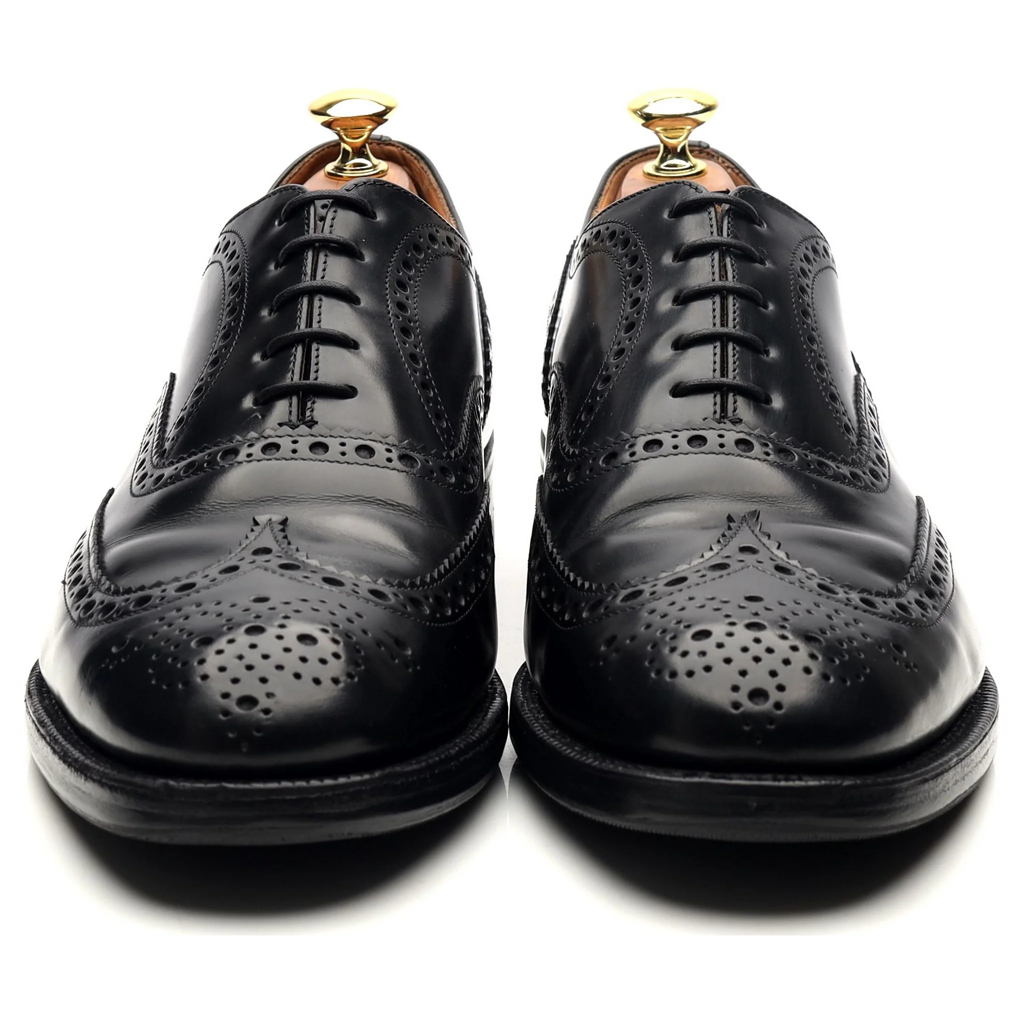'Burwood' Black Leather Oxford UK 8.5 G - Image 8