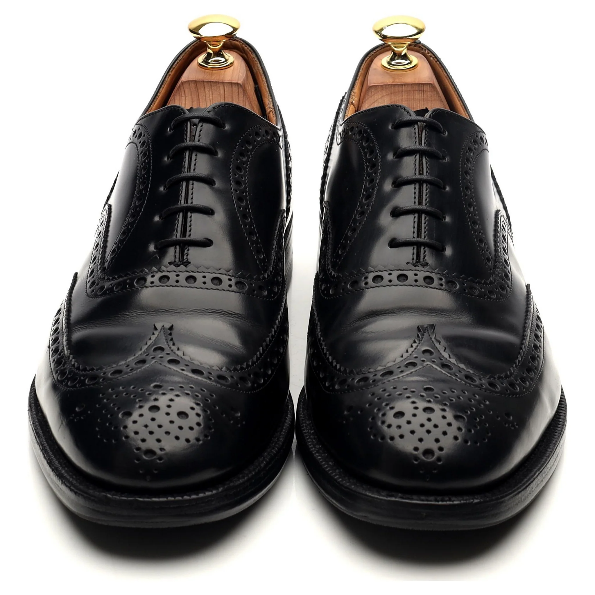 'Burwood' Black Leather Oxford UK 8.5 G - Image 9