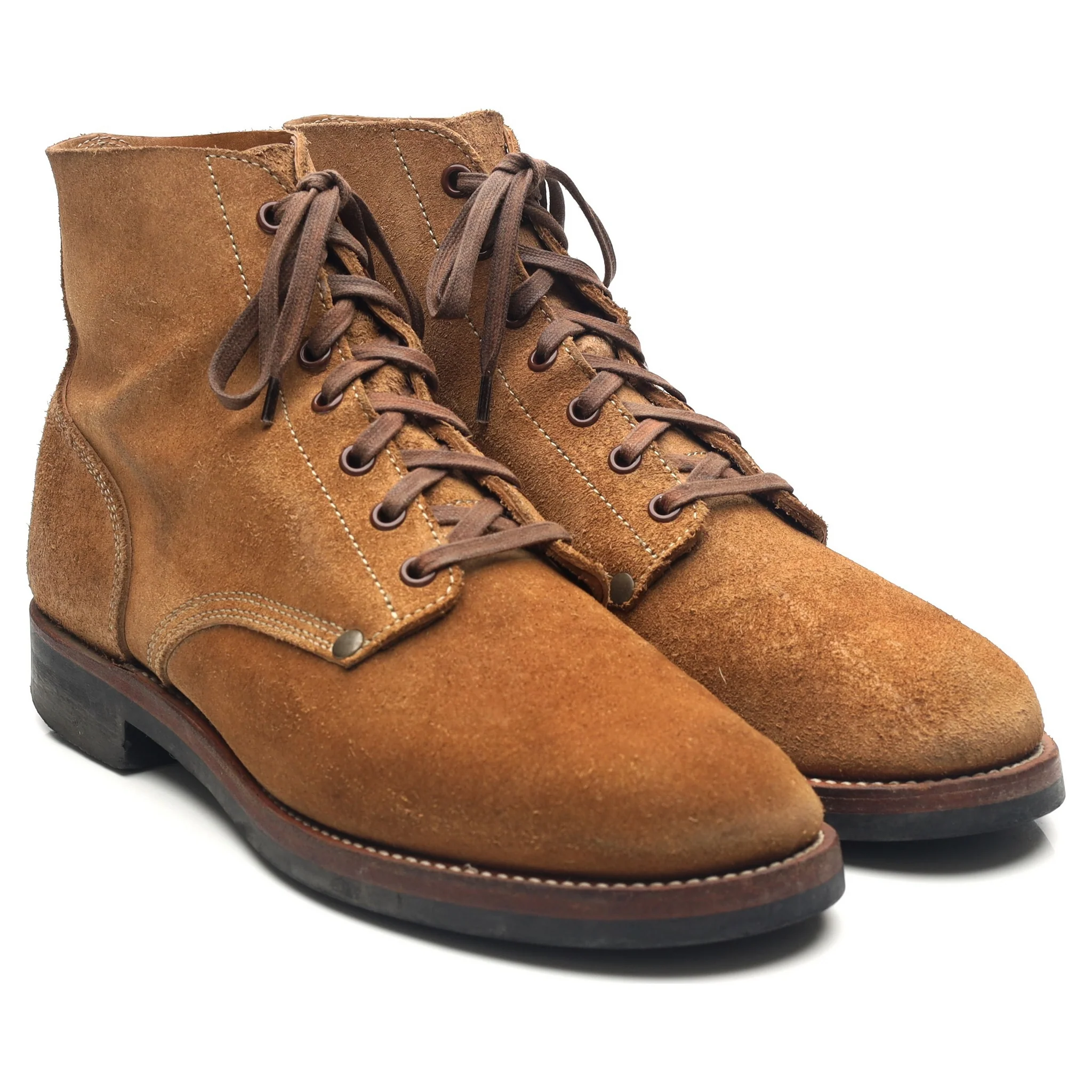 'BR02610 M-43' Sand Suede Service Boots UK 9 US 9.5 E - Image 7