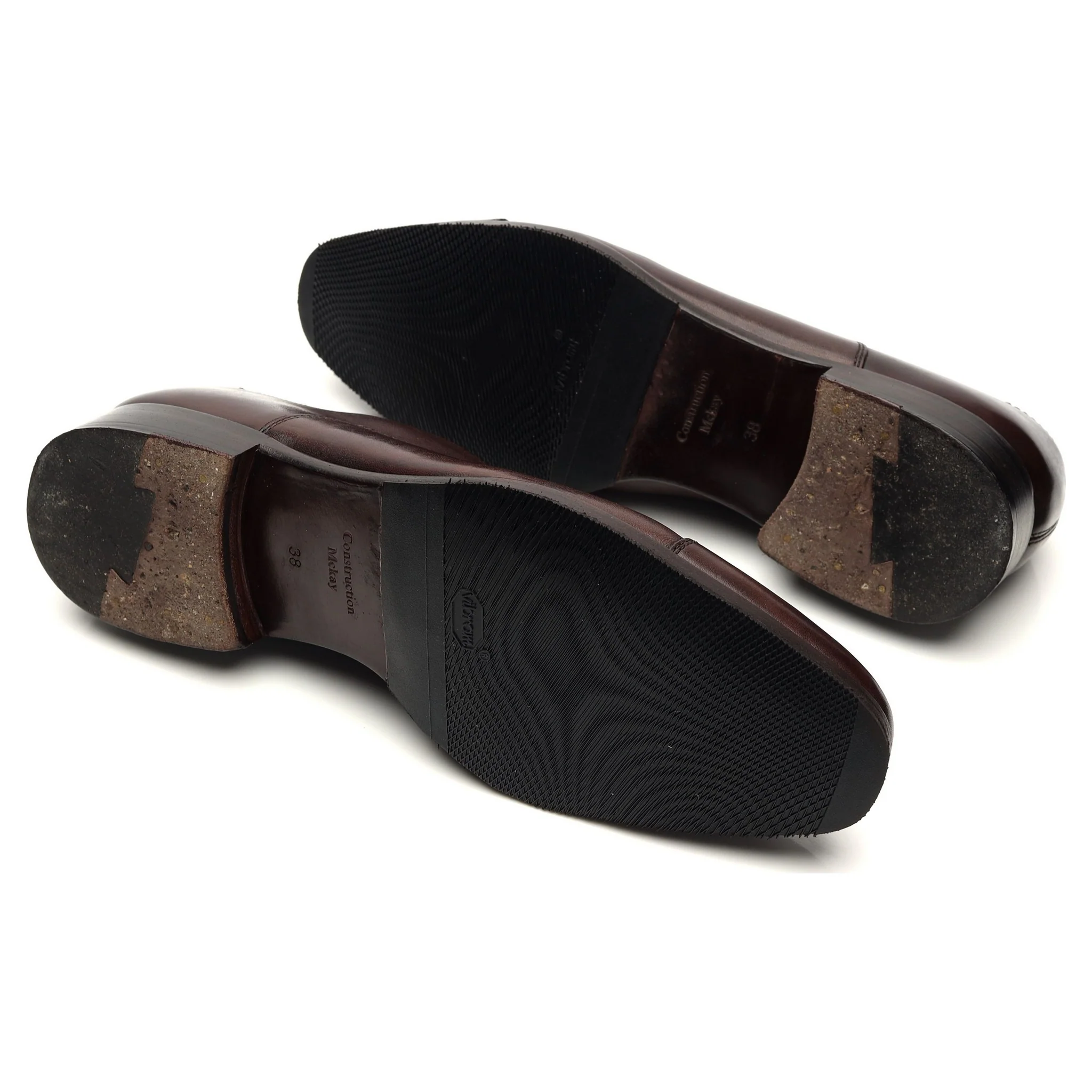 'C10' Dark Brown Leather Oxford UK 6 - Image 5