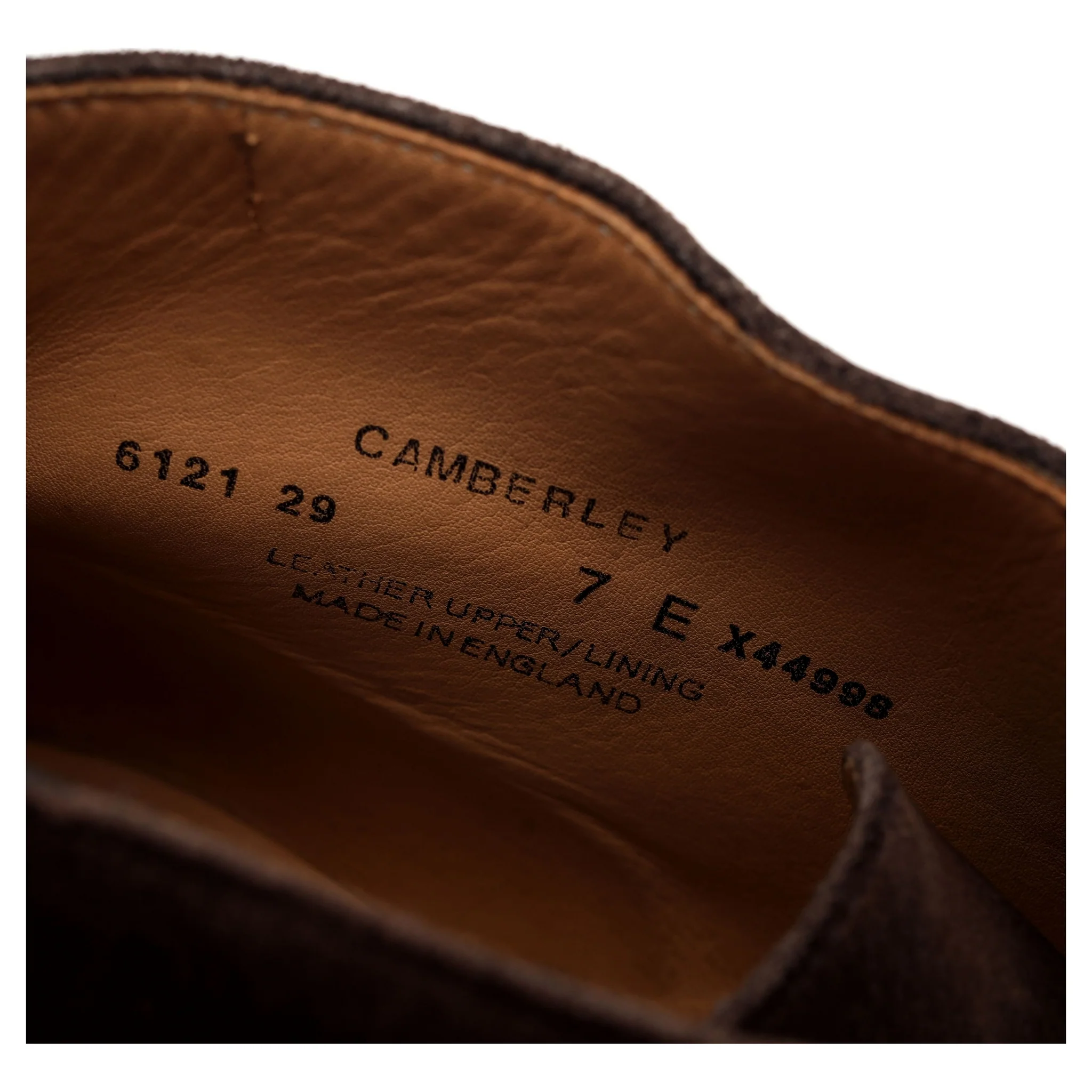 'Camberley' Dark Brown Suede Monk Strap Boots UK 7 E - Image 7