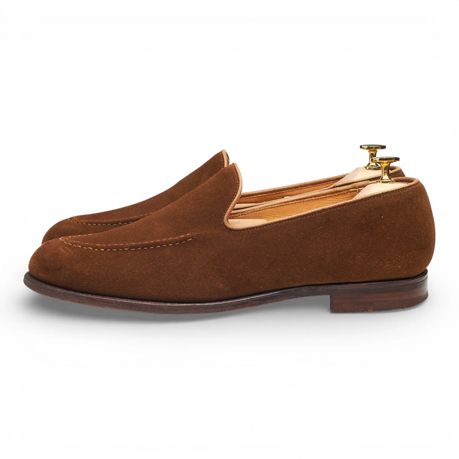 'Camden' Snuff Brown Suede Loafers UK 8.5 E - Image 3