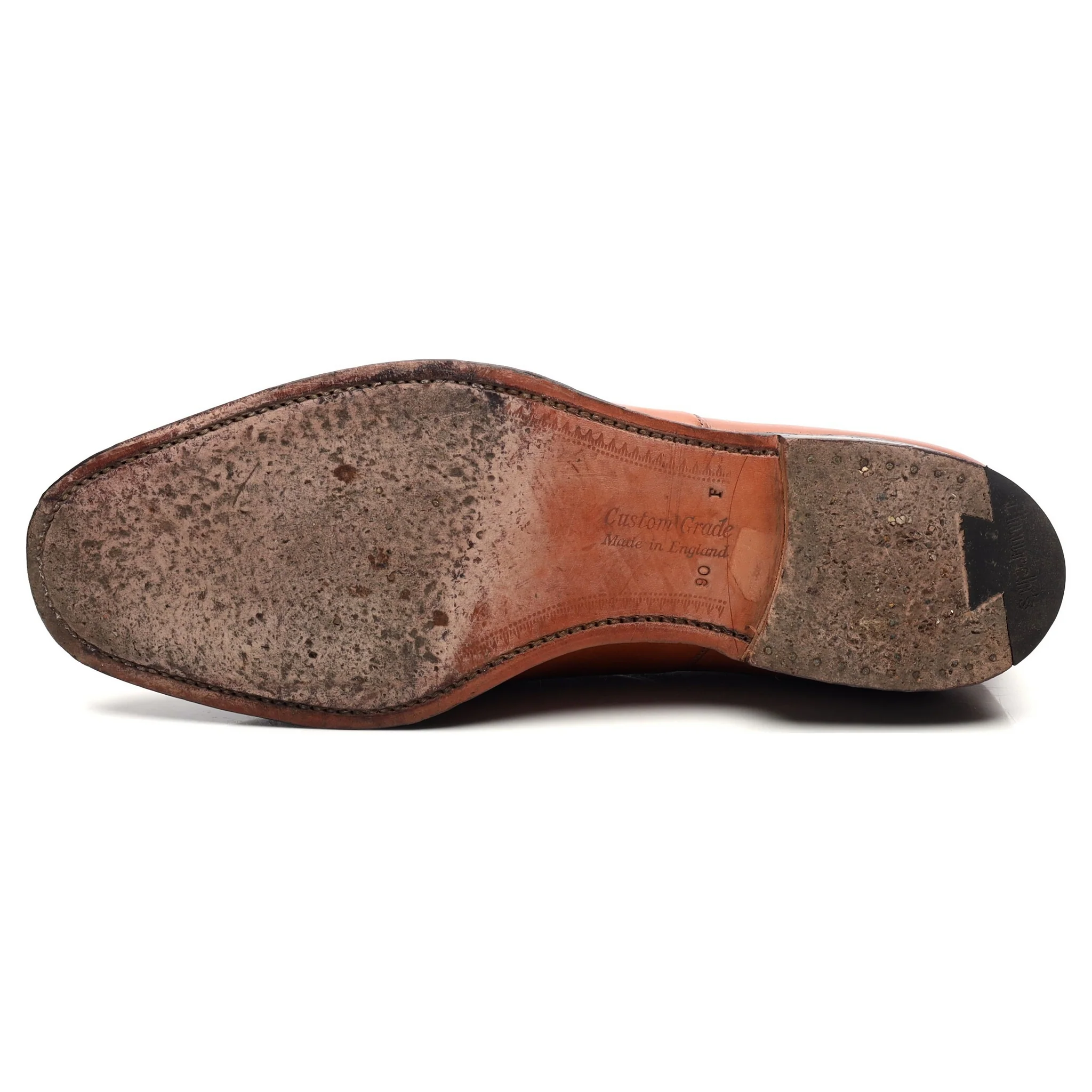 'Canberra' Tan Brown Leather Oxford UK 9 F - Image 10
