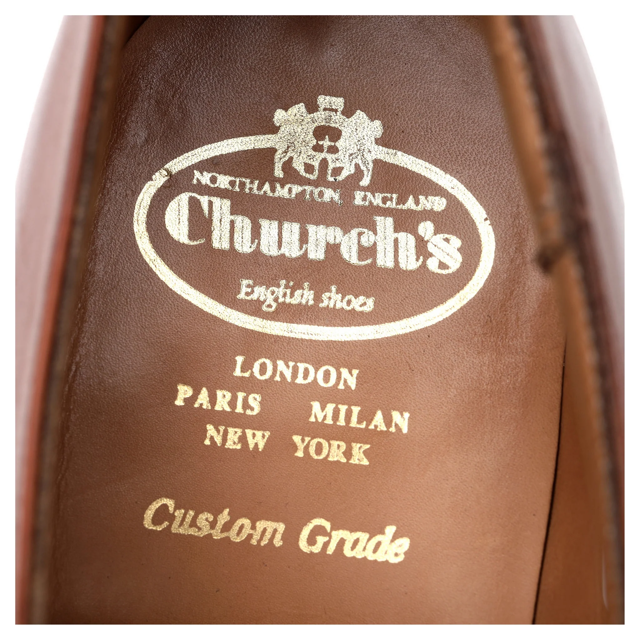 'Canberra' Tan Brown Leather Oxford UK 9 F - Image 12