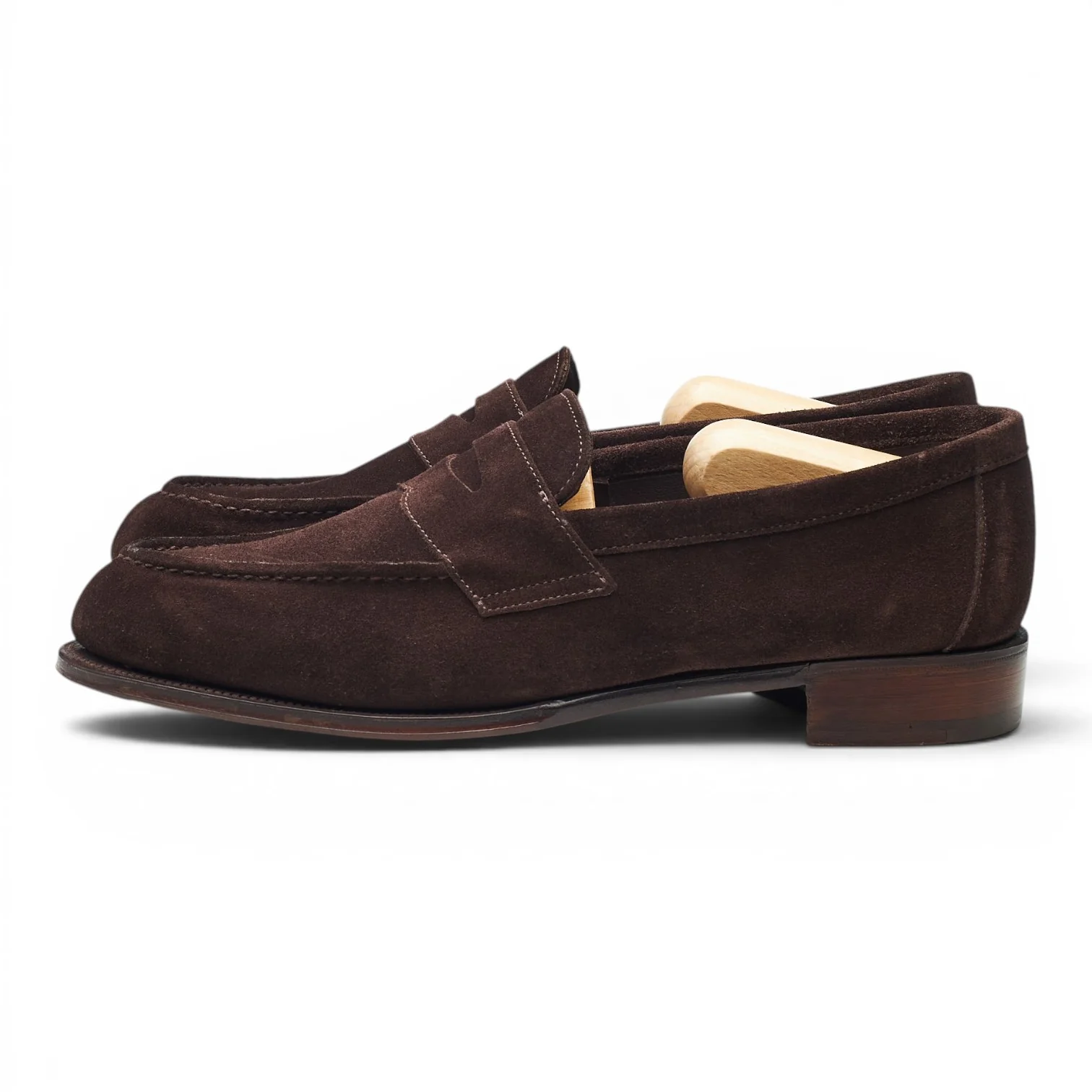 'Cannes' Dark Brown Suede Split Toe Loafer UK 8.5 E - Image 3