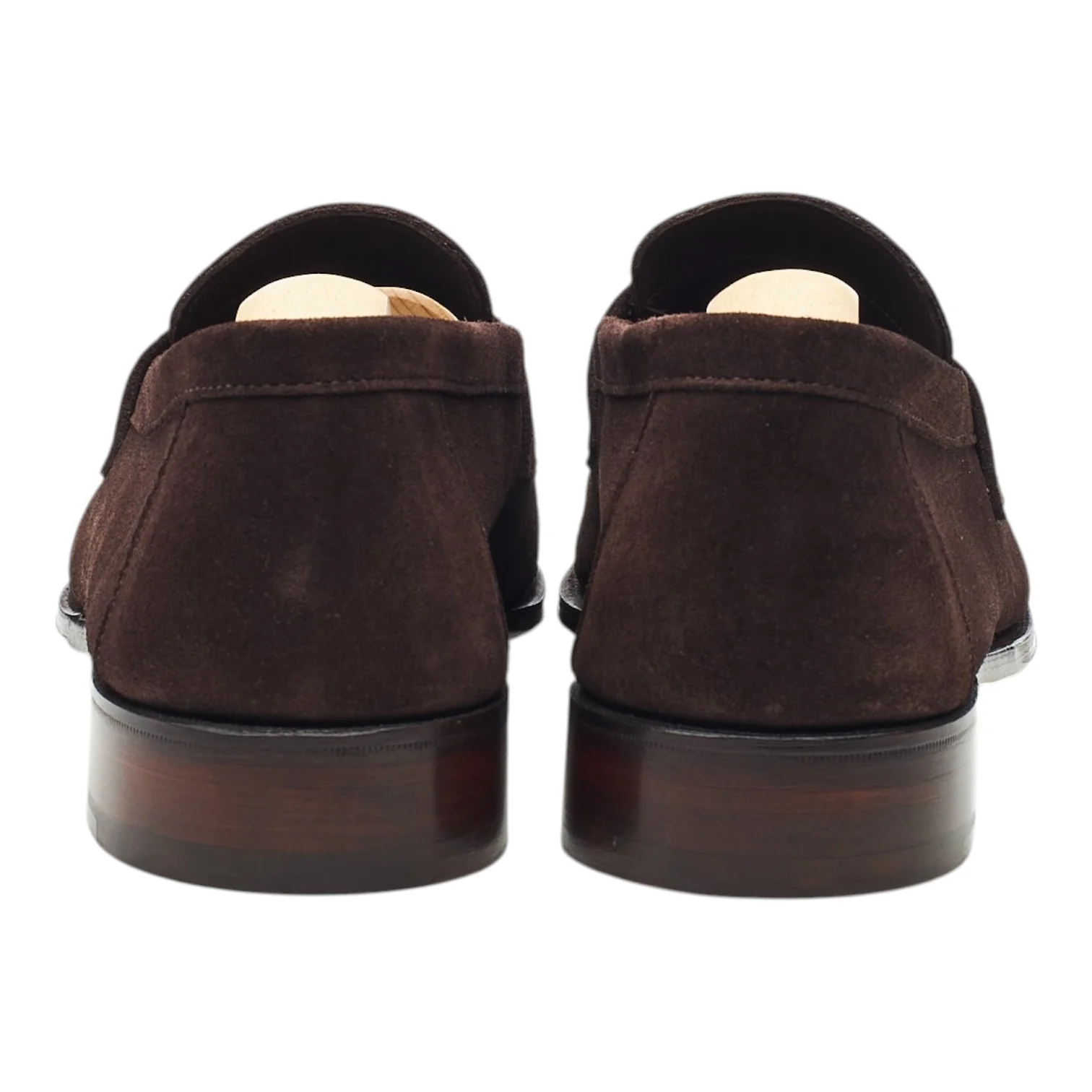 'Cannes' Dark Brown Suede Split Toe Loafer UK 8.5 E - Image 4