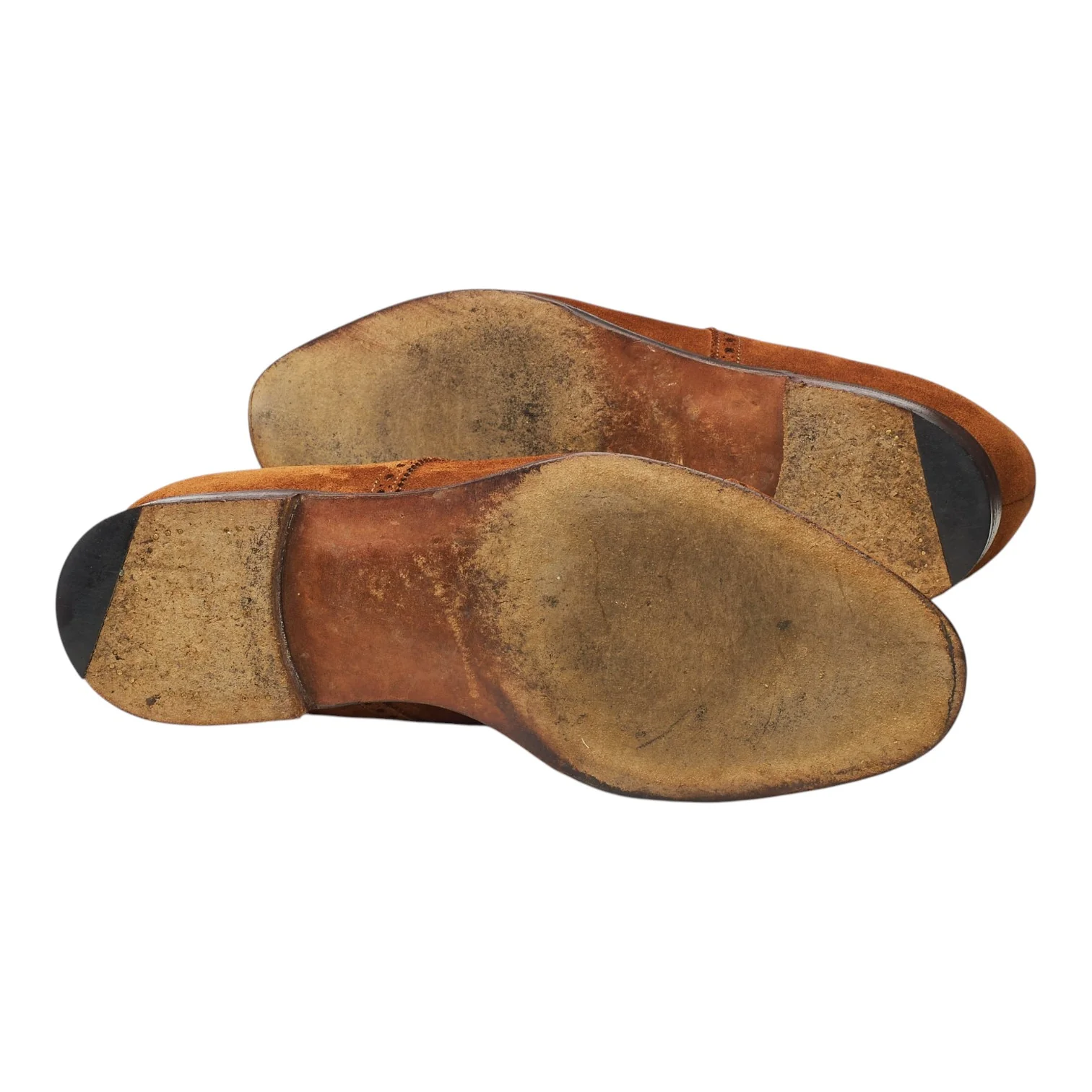 'Cardiff' Snuff Brown Suede Derby Brogues UK 9.5 F - Image 5
