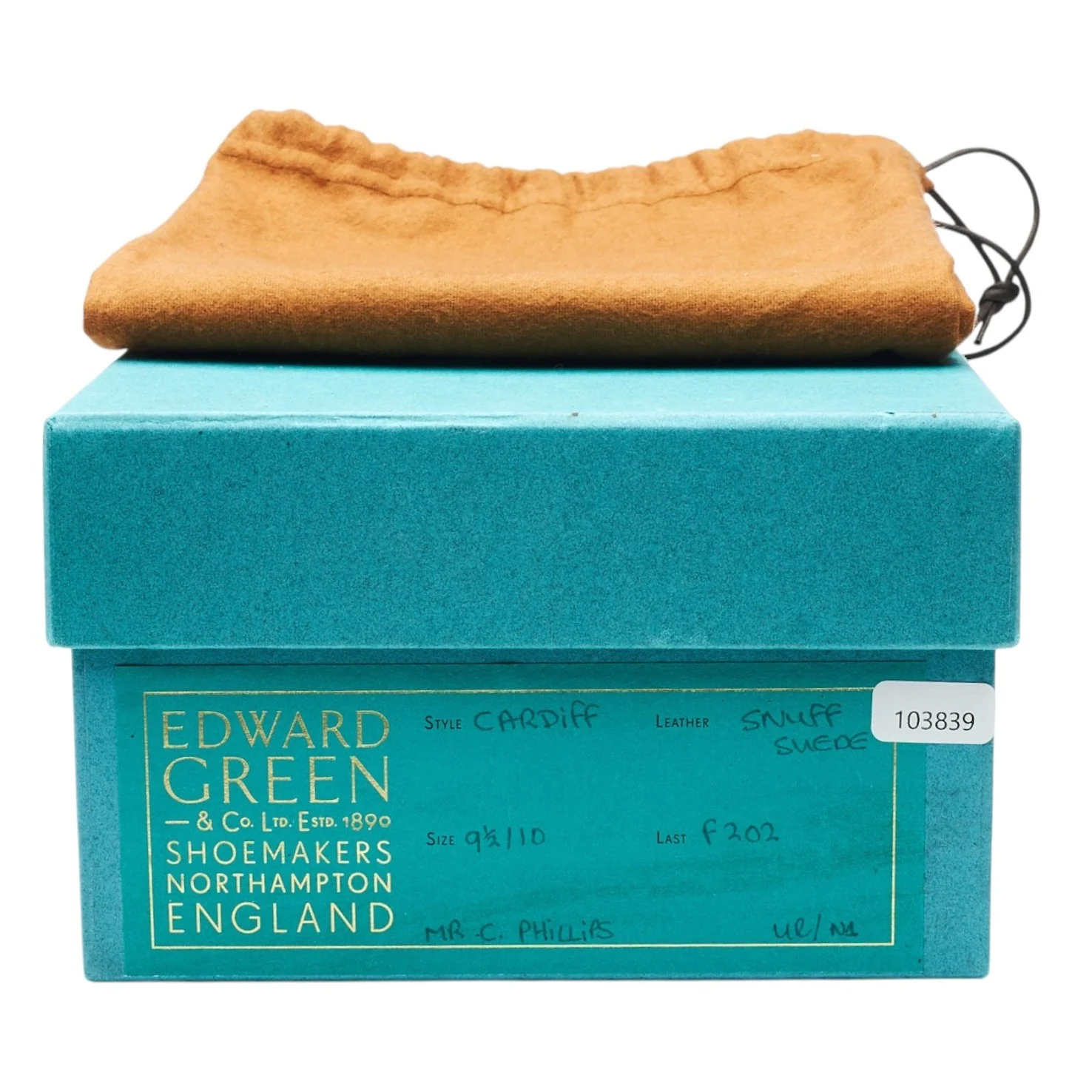 'Cardiff' Snuff Brown Suede Derby Brogues UK 9.5 F - Image 8