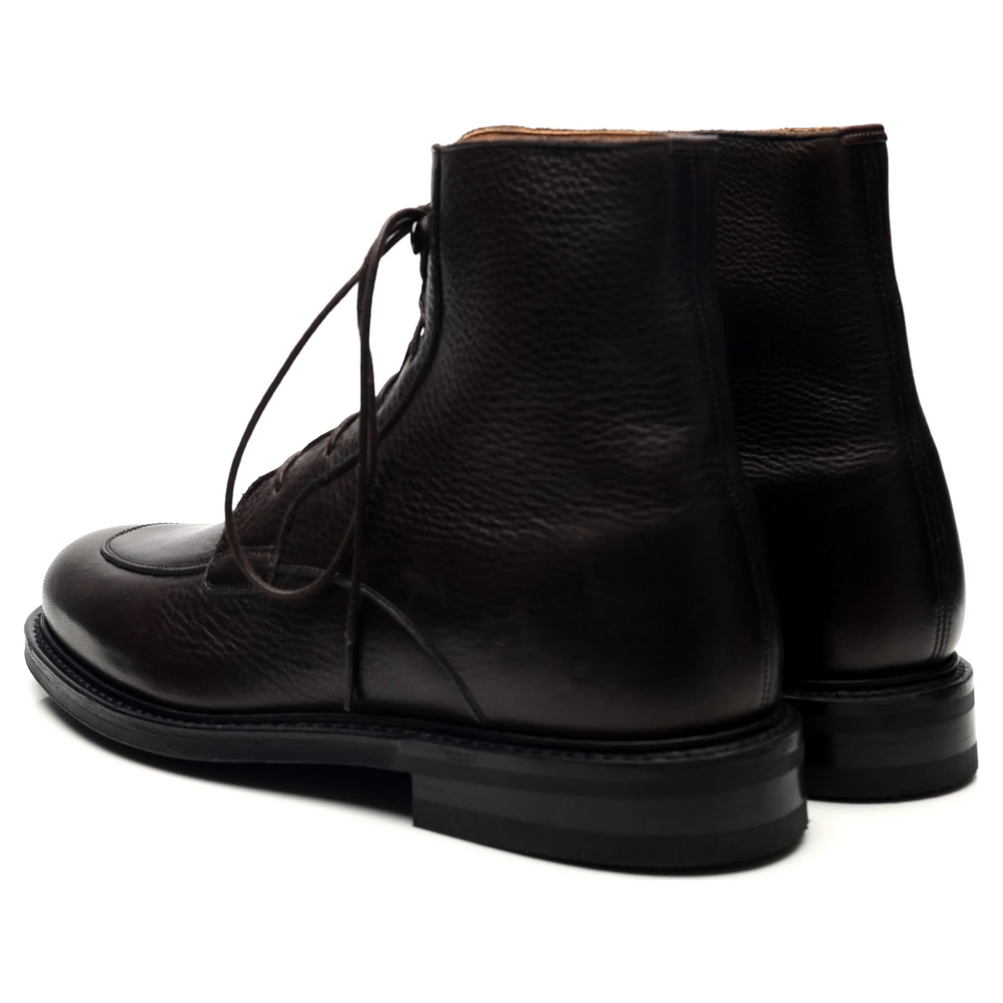 'Careby' Dark Brown Leather Boots UK 6.5 F - Image 3
