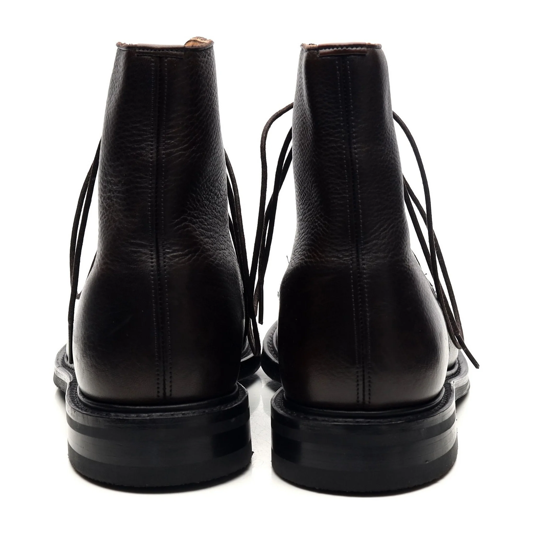 'Careby' Dark Brown Leather Boots UK 6.5 F - Image 4