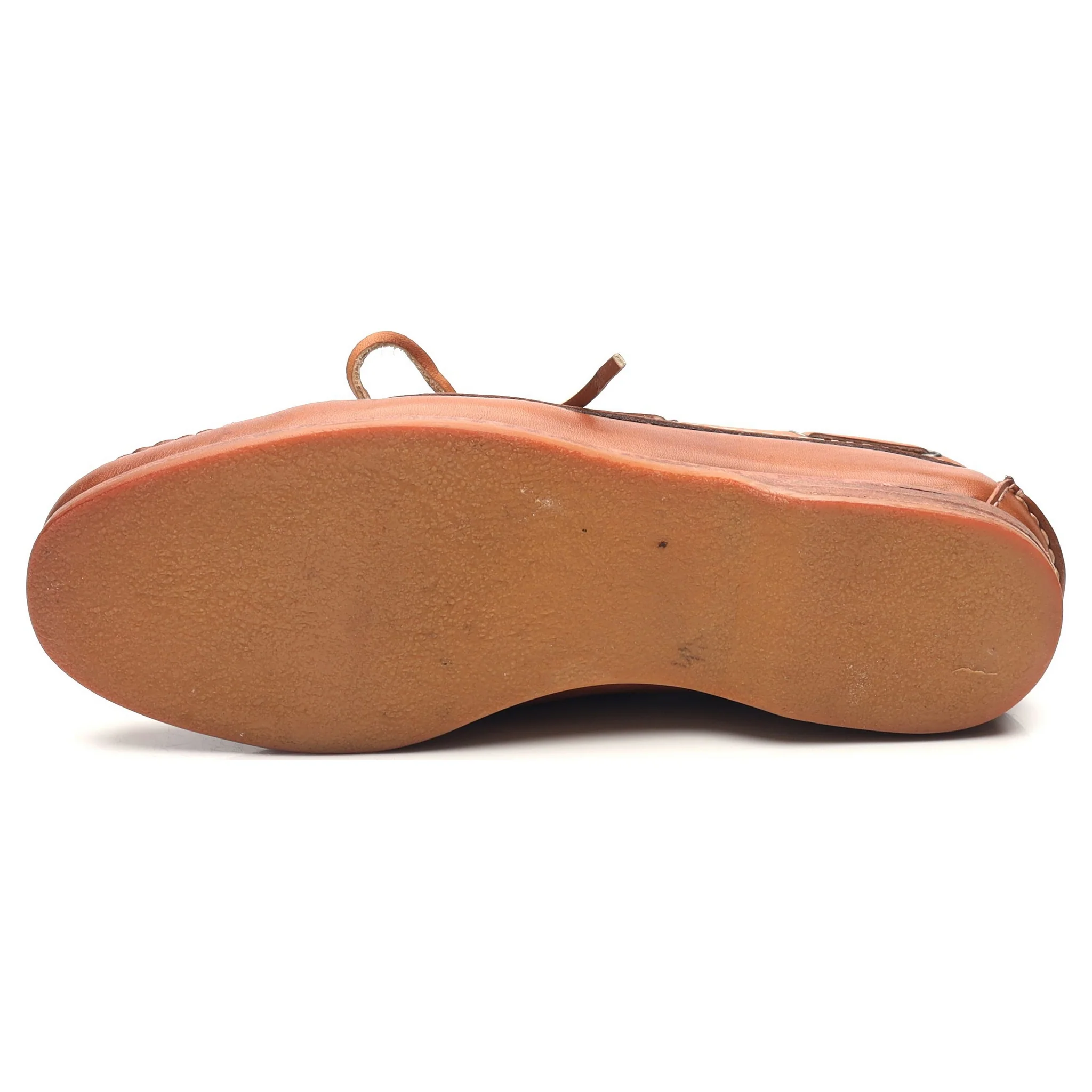 Women's Brown White Deck Shoes UK 4.5 - Image 10