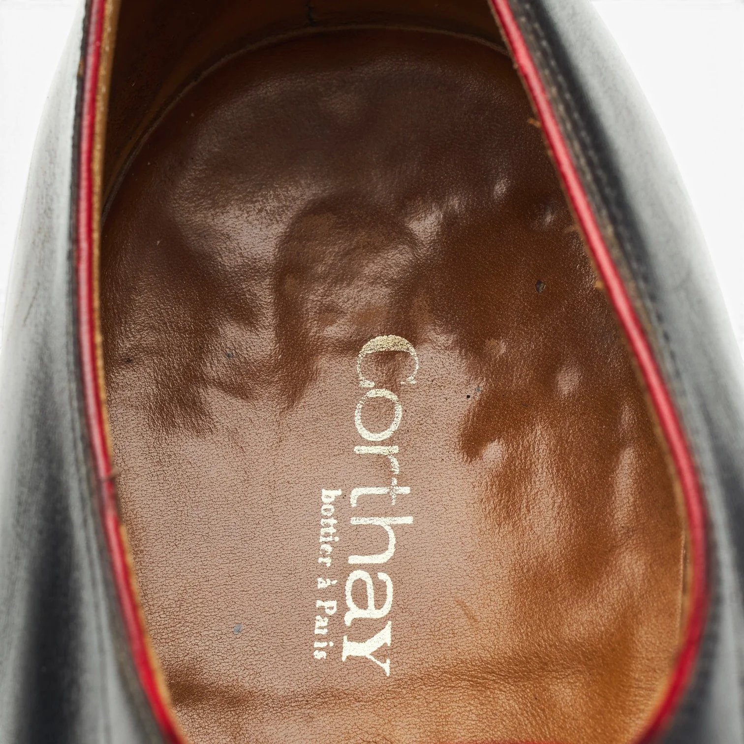 'Casanova' Dark Brown 'Old Black' Patina Leather Wholecut Oxford UK 9 - Image 6