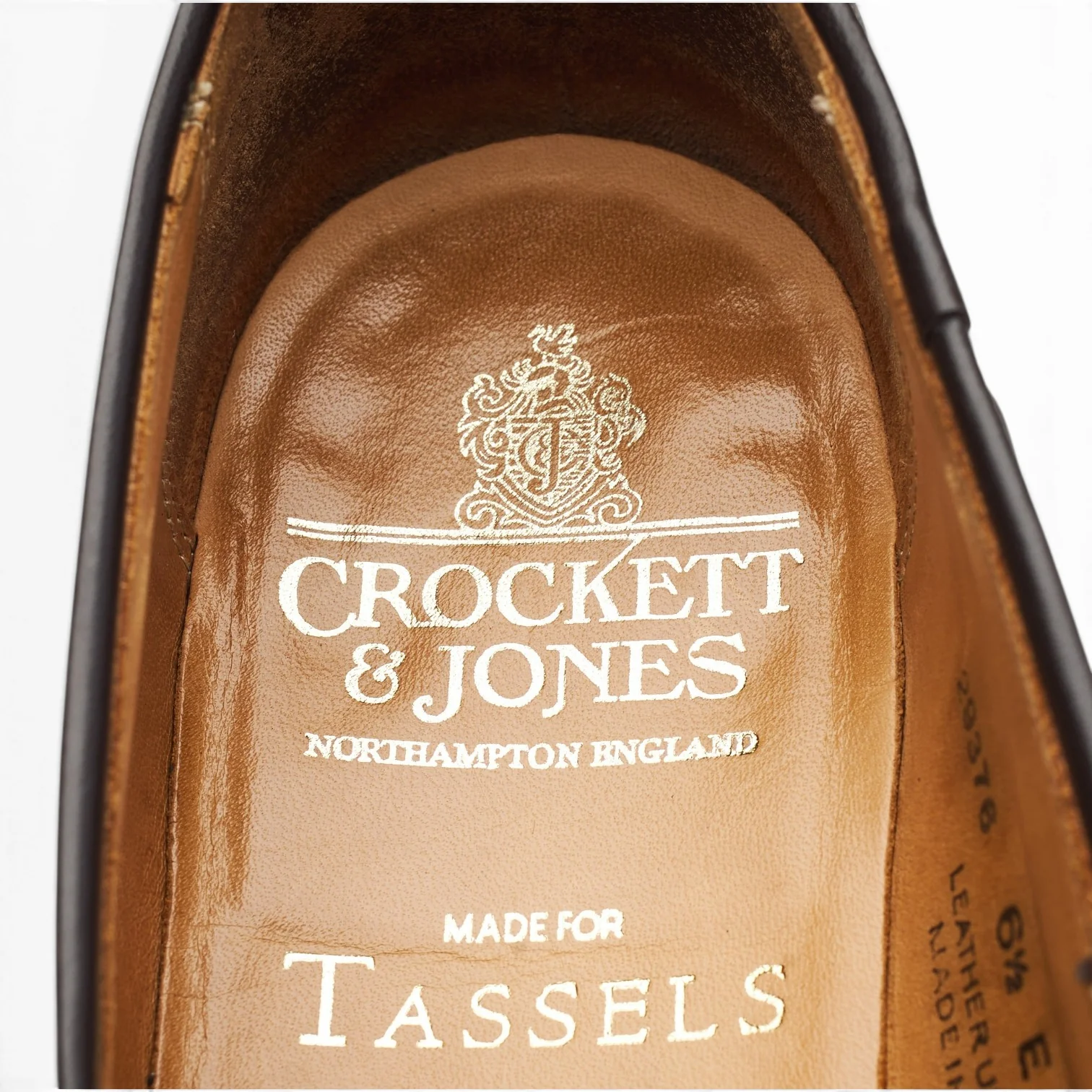 'Cavendish 2' Dark Brown Cordovan Leather Tassel Loafers UK 6.5 E - Image 6