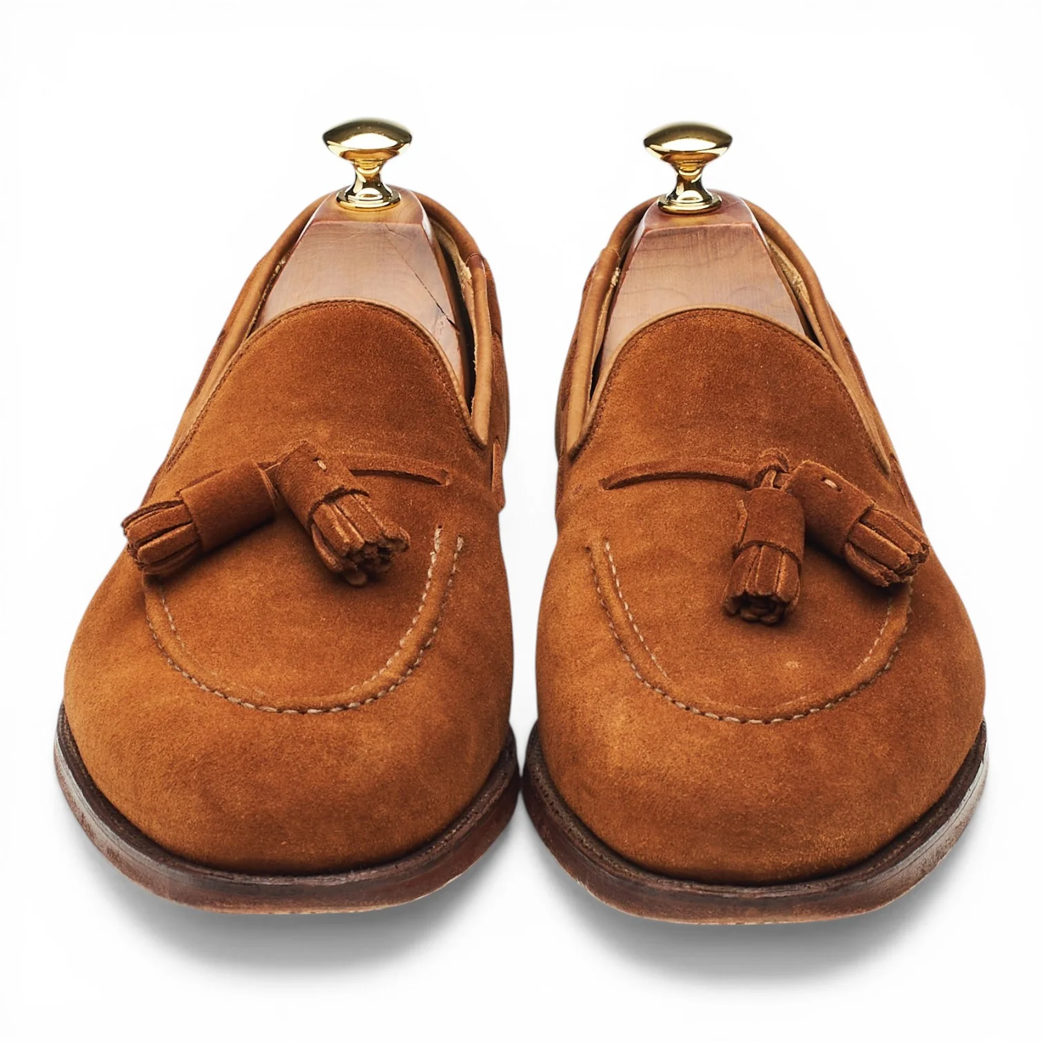 'Cavendish 2' Polo Brown Suede Tassel Loafers UK 9 E - Image 2