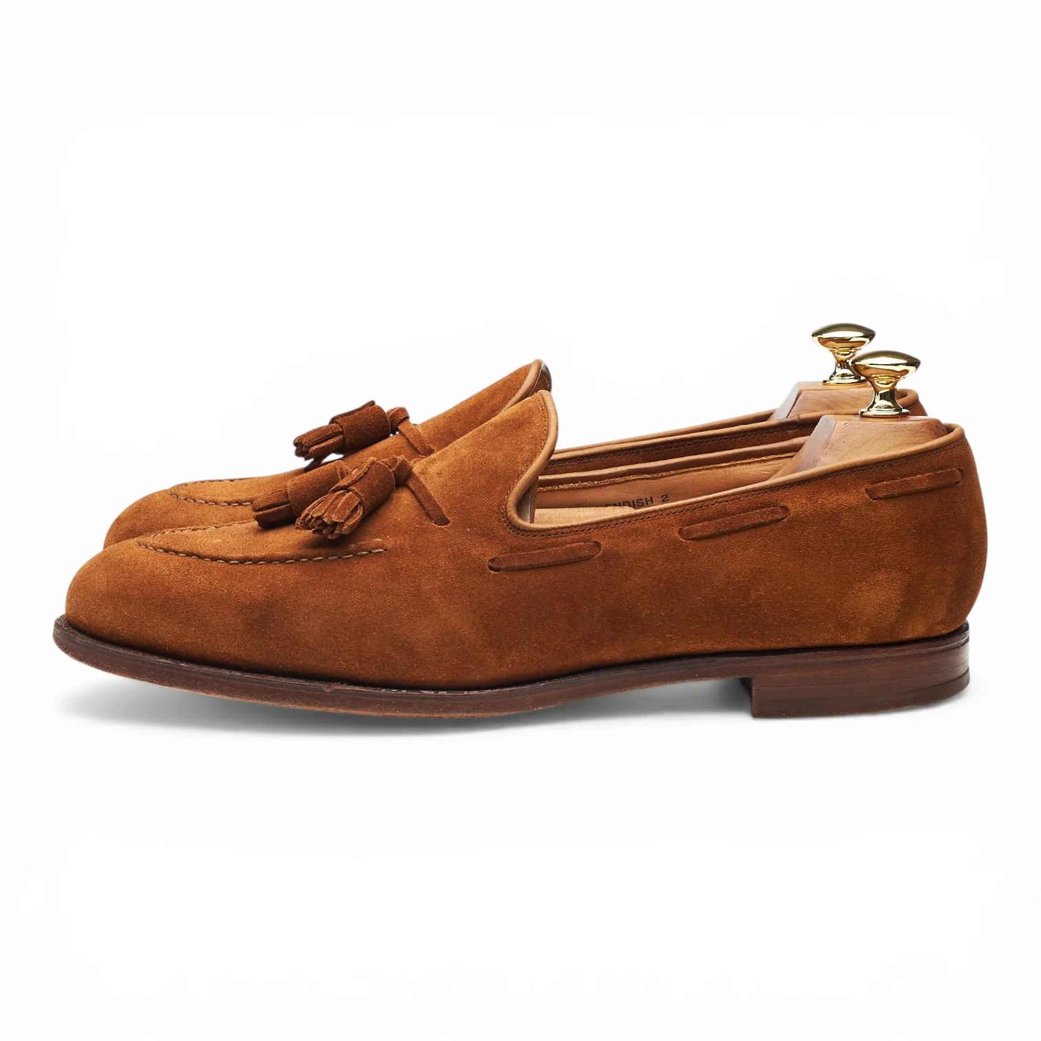 'Cavendish 2' Polo Brown Suede Tassel Loafers UK 9 E - Image 3