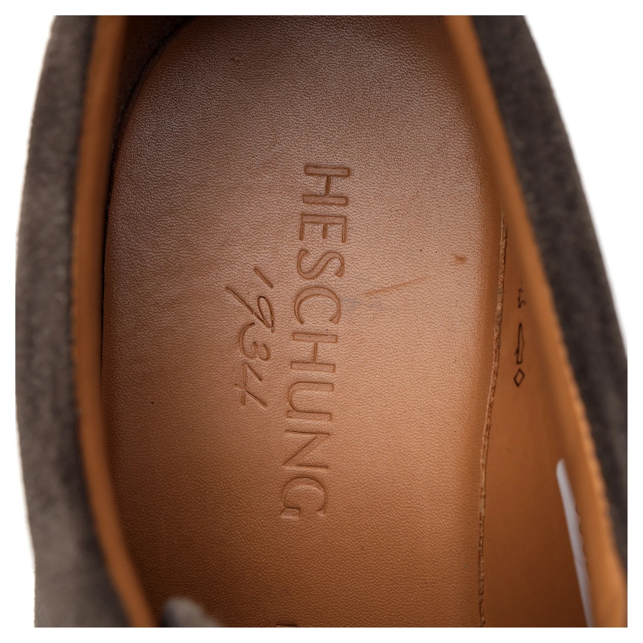 'Cerisier' Grey Suede Split Toe Derby UK 7 - Image 6