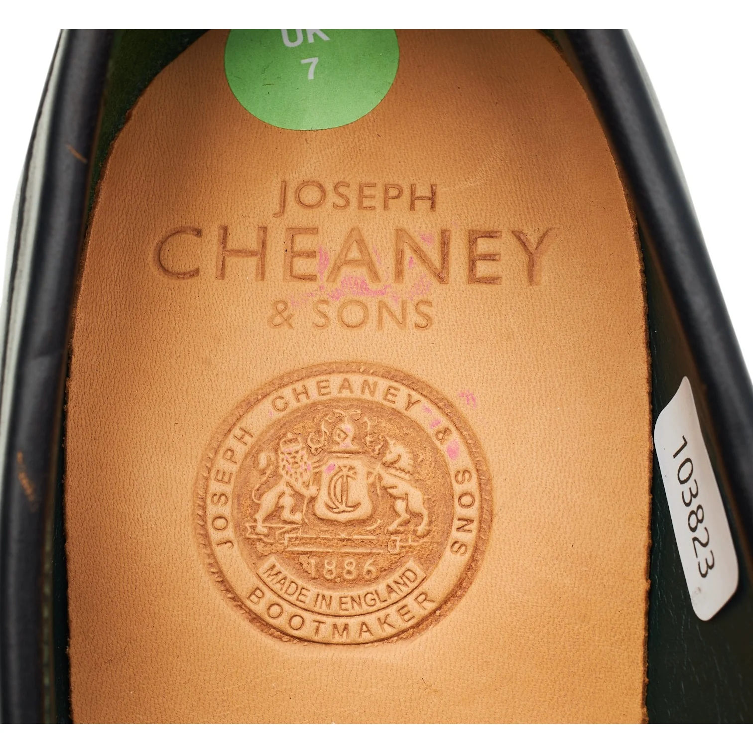 'Charles' Black Leather Loafers UK 7 F - Image 6