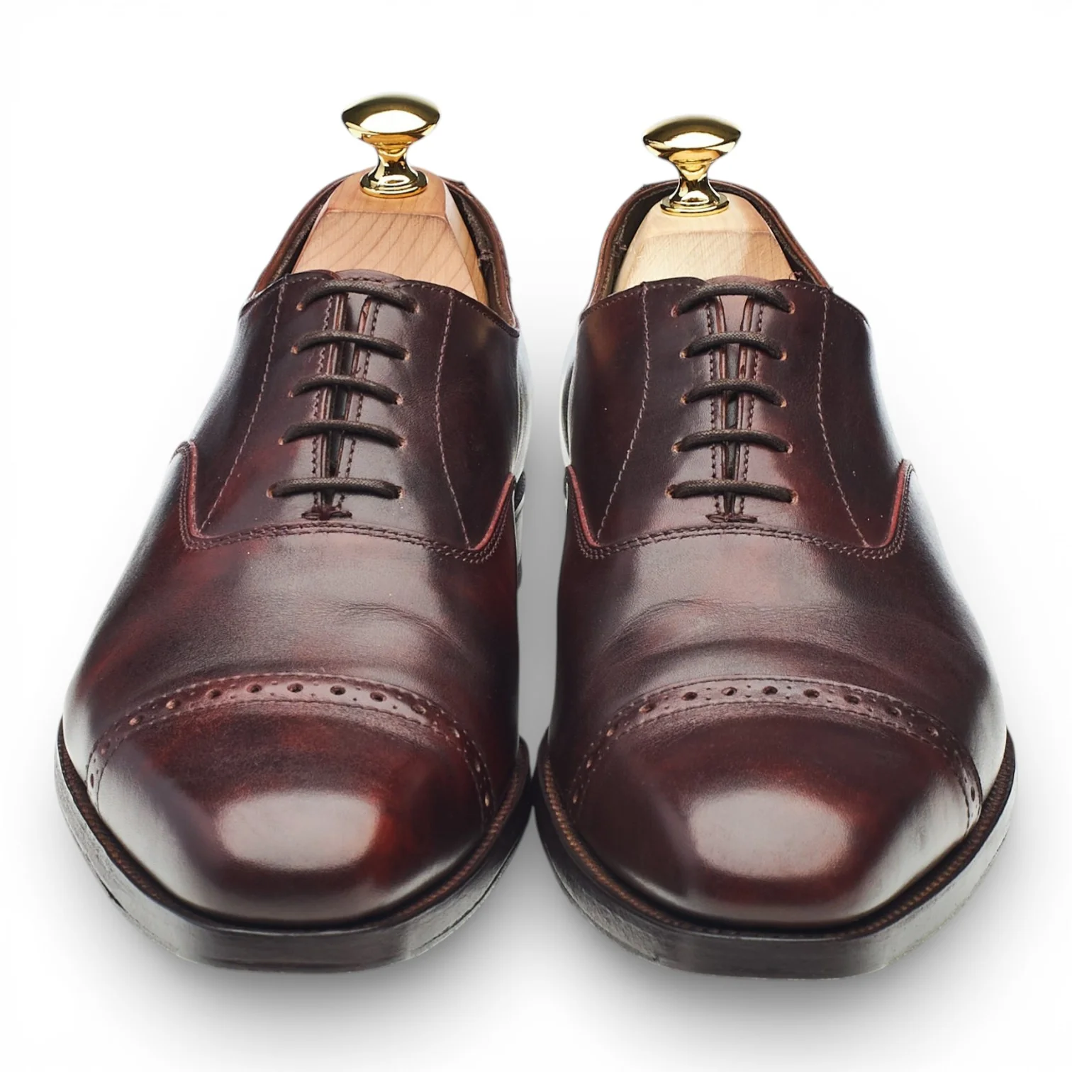'Charles' Brown Museum Leather Oxford UK 7 E - Image 2