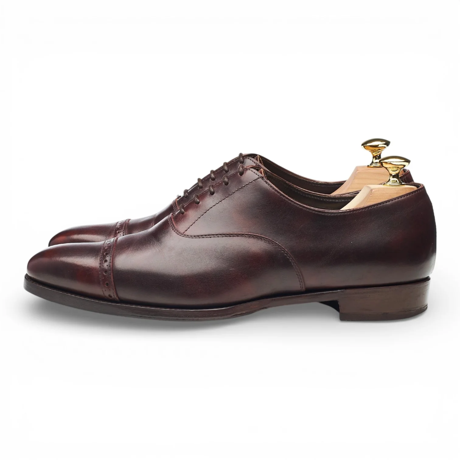 'Charles' Brown Museum Leather Oxford UK 7 E - Image 3