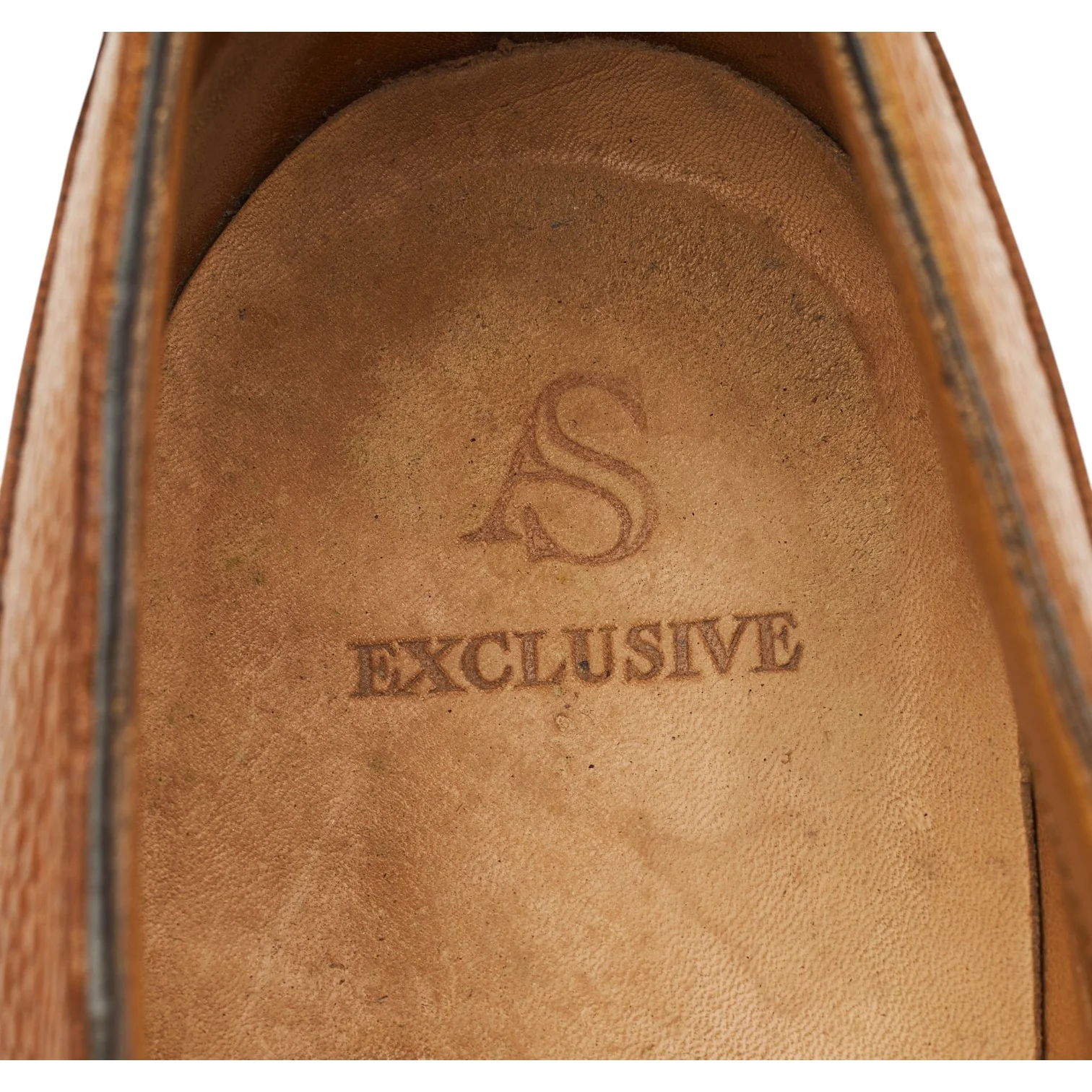 'Charlton' Tan Brown Grain Leather Split Toe Derby UK 9.5 F - Image 6