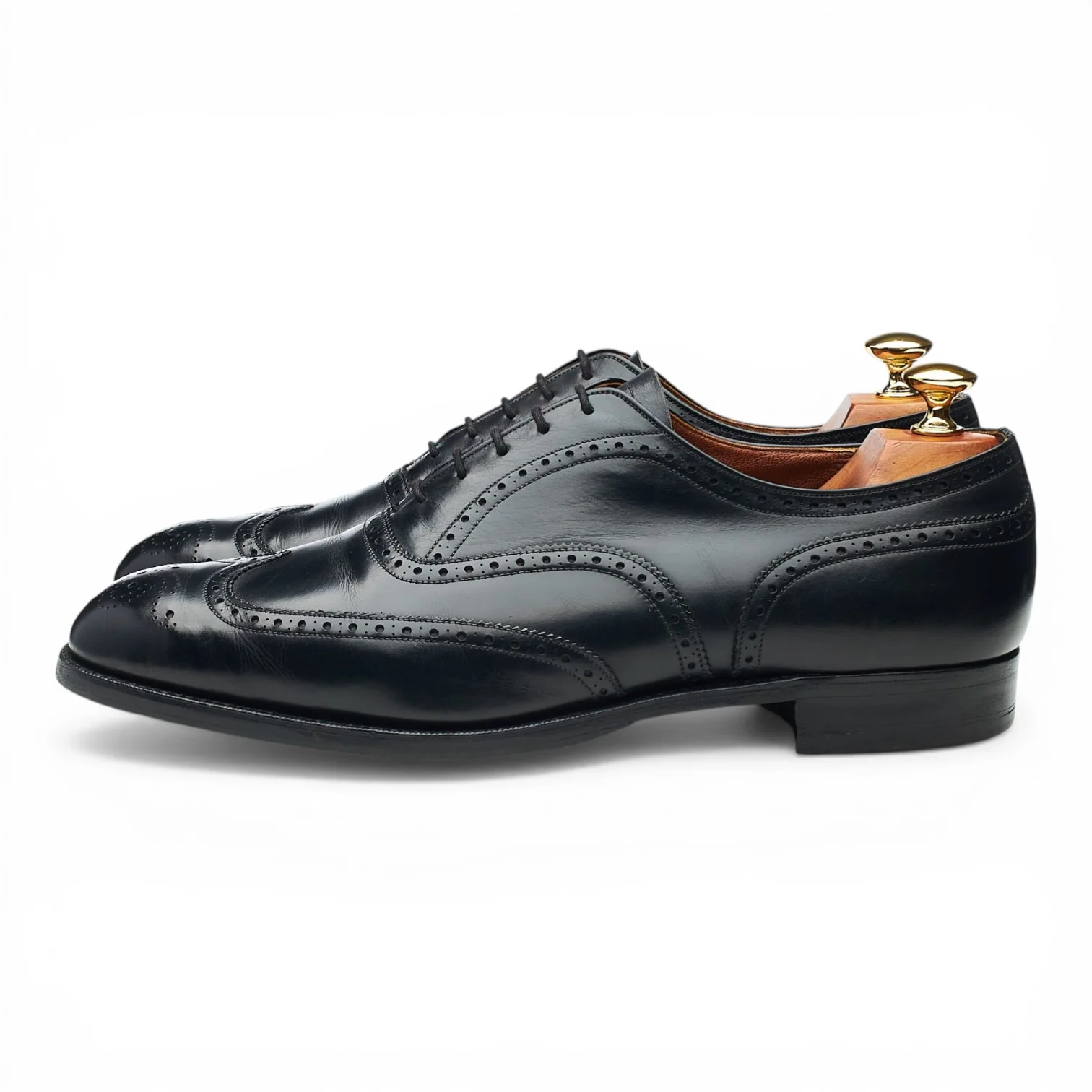 Whipflex 'Charter' Black Leather Oxford Brogues UK 9 F - Image 3