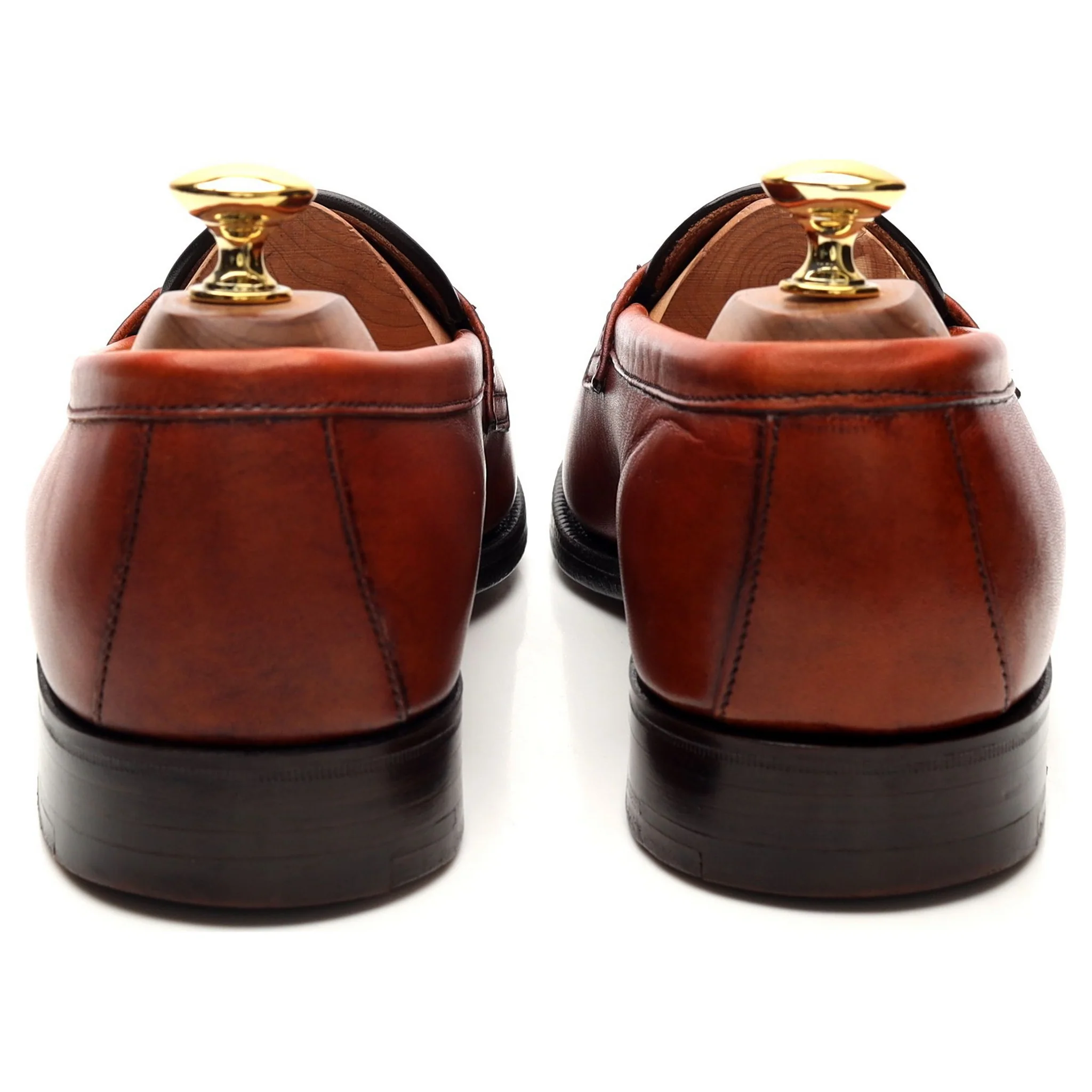 'Chartwell' Tan Brown Leather Loafers UK 6.5 EX - Image 4