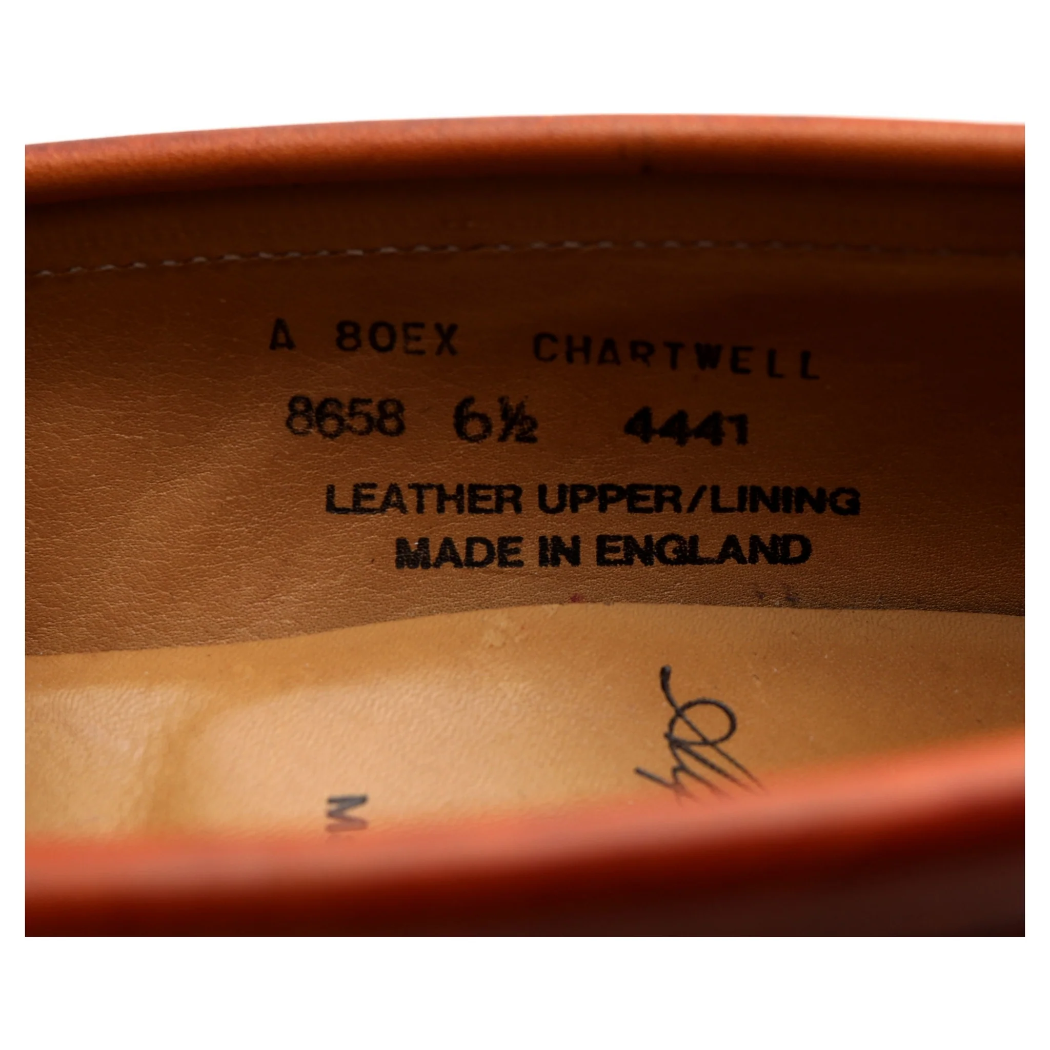 'Chartwell' Tan Brown Leather Loafers UK 6.5 EX - Image 7