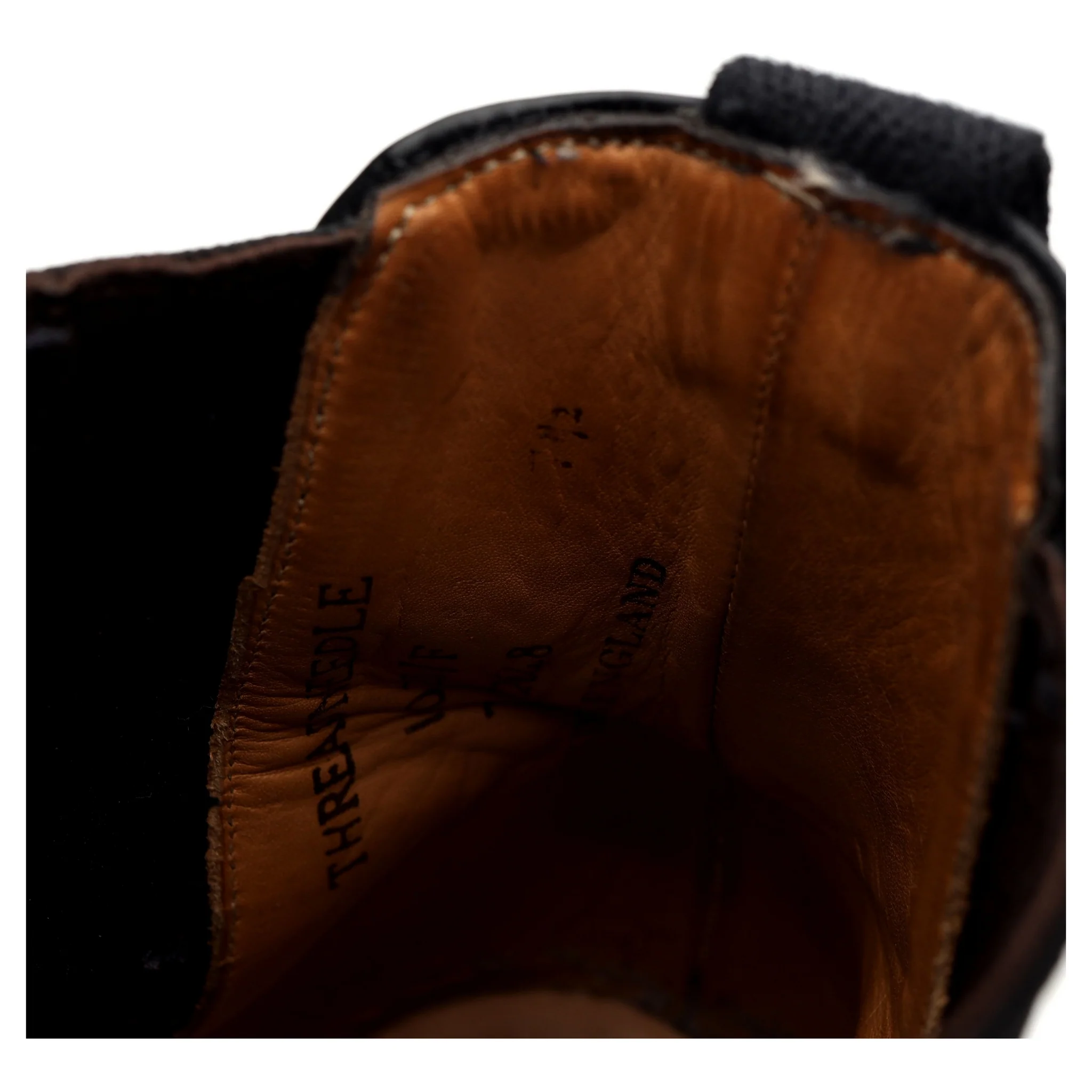 'Threadneedle' Black Leather Chelsea Boots UK 7.5 F - Image 13