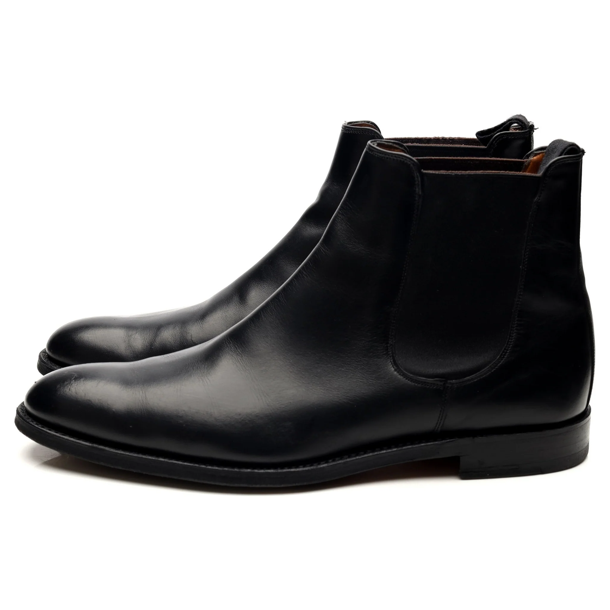 'Threadneedle' Black Leather Chelsea Boots UK 7.5 F - Image 2