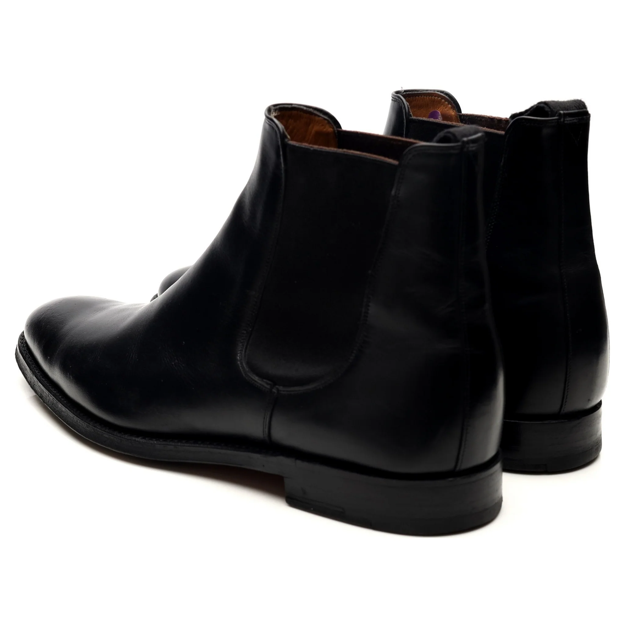 'Threadneedle' Black Leather Chelsea Boots UK 7.5 F - Image 3