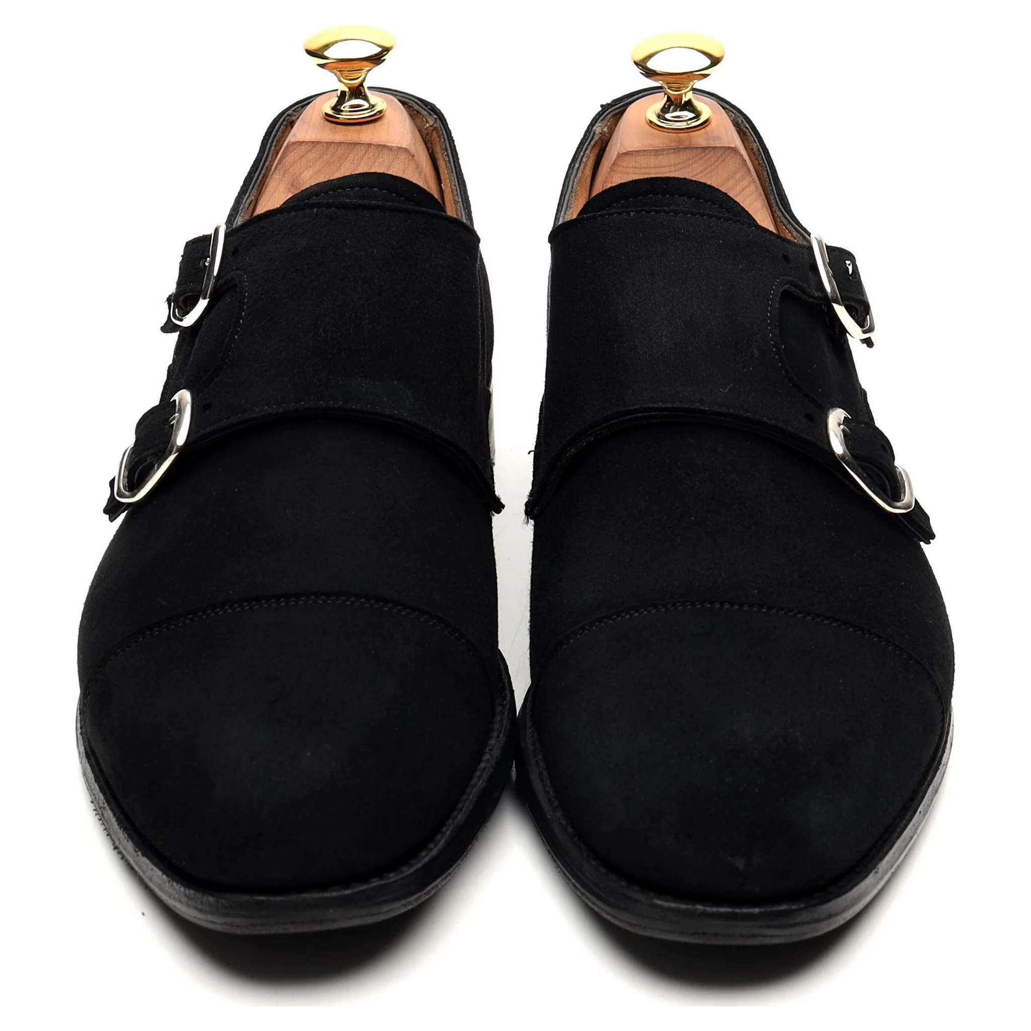 Women's 'Emily' Black Suede Double Monk Strap UK 6.5 D - Image 9