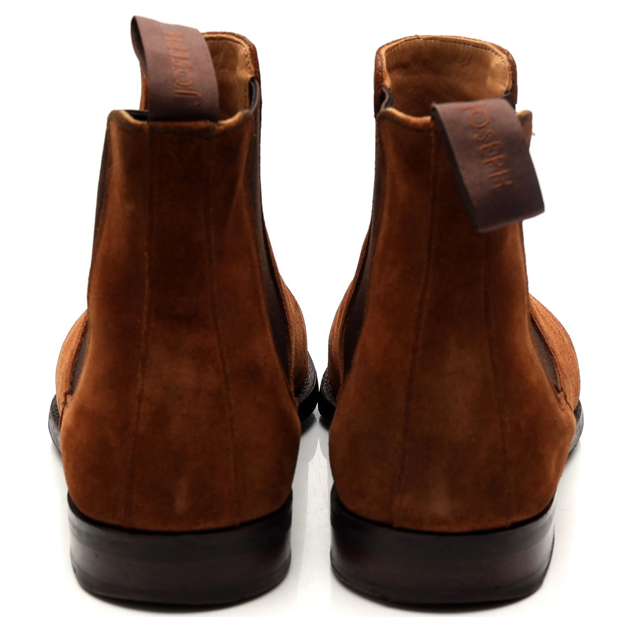 'Godfrey' Snuff Brown Suede Chelsea Boots UK 8.5 F - Image 4