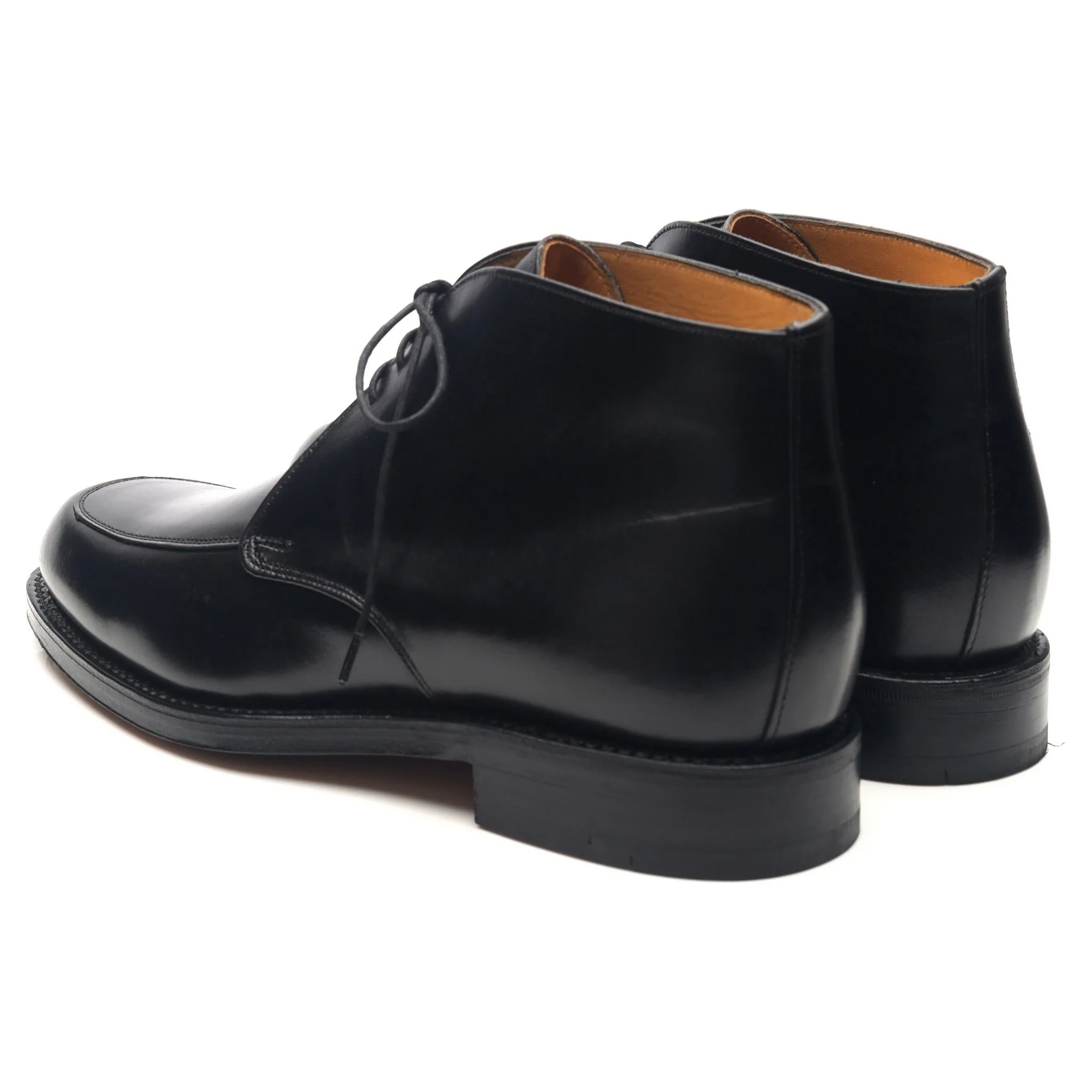 Vintage 'Jarvis' Black Leather Chukka Boots UK 6.5 F - Image 3