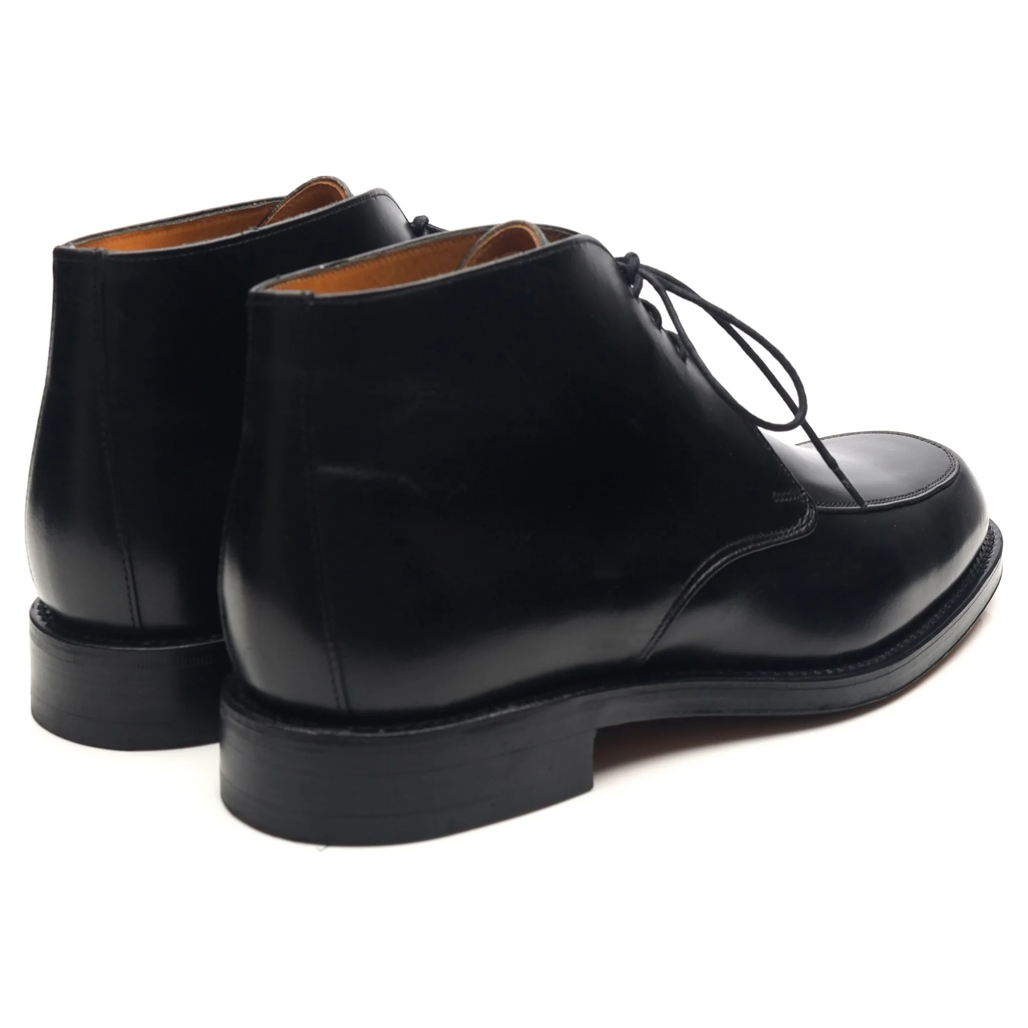 Vintage 'Jarvis' Black Leather Chukka Boots UK 6.5 F - Image 5