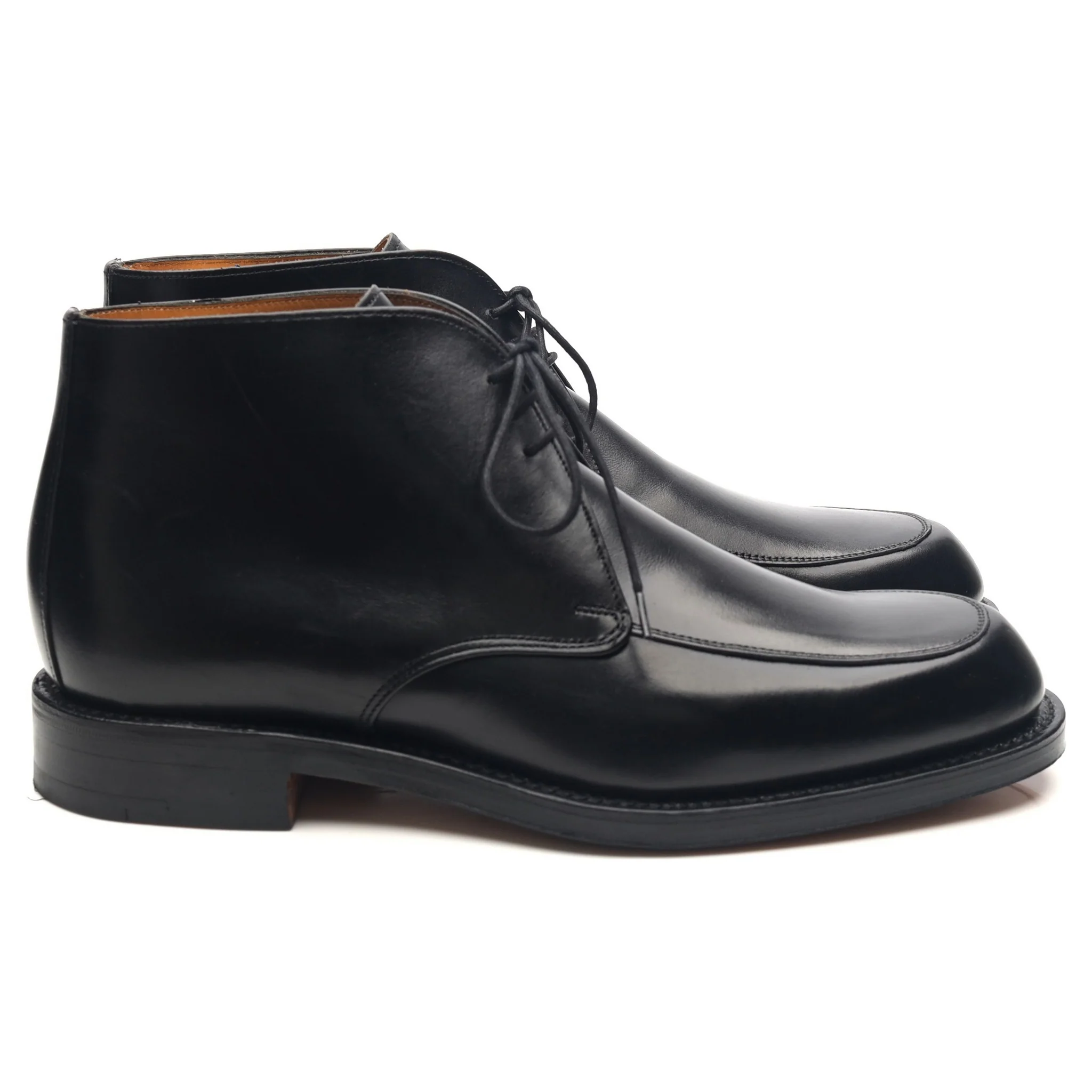 Vintage 'Jarvis' Black Leather Chukka Boots UK 6.5 F - Image 6