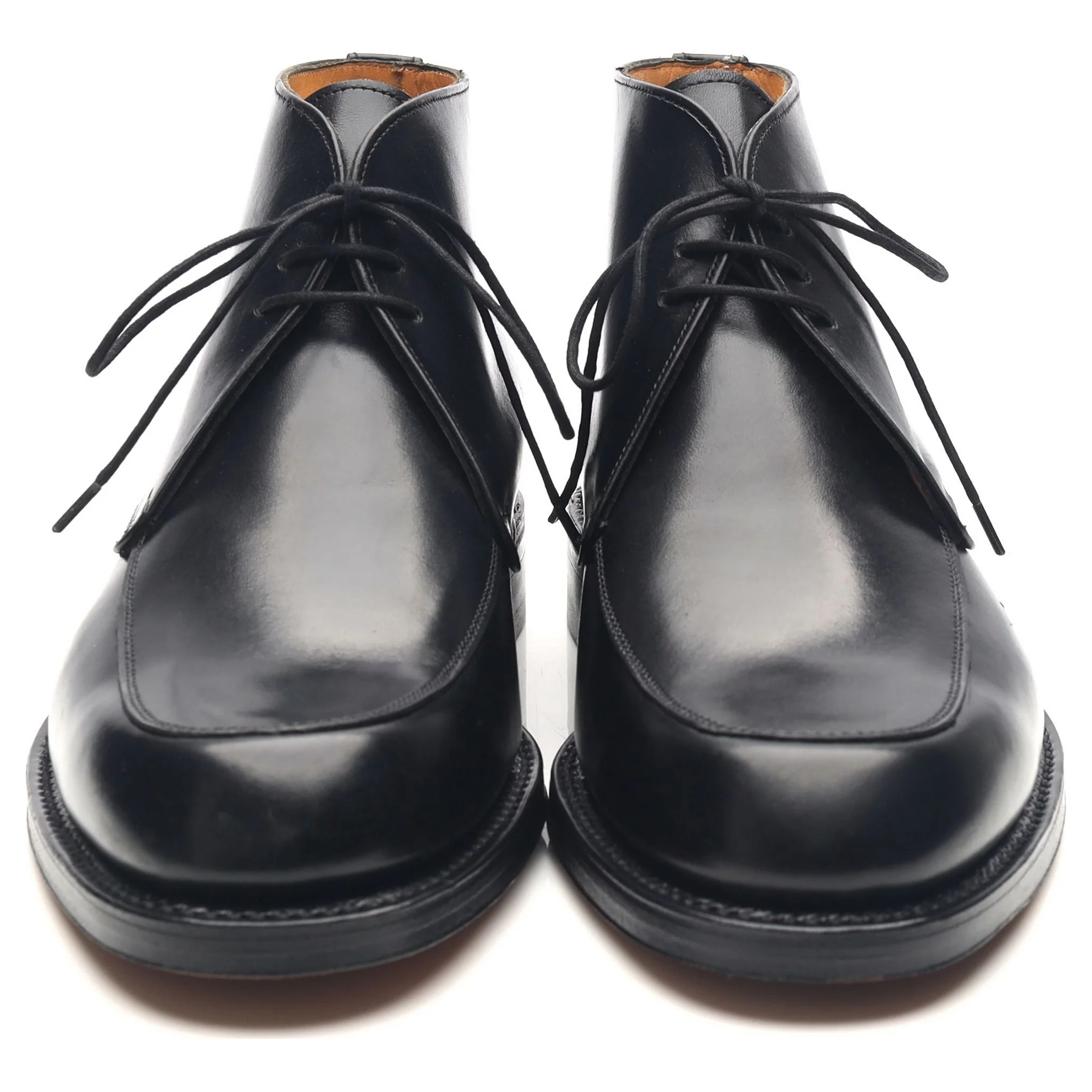 Vintage 'Jarvis' Black Leather Chukka Boots UK 6.5 F - Image 8
