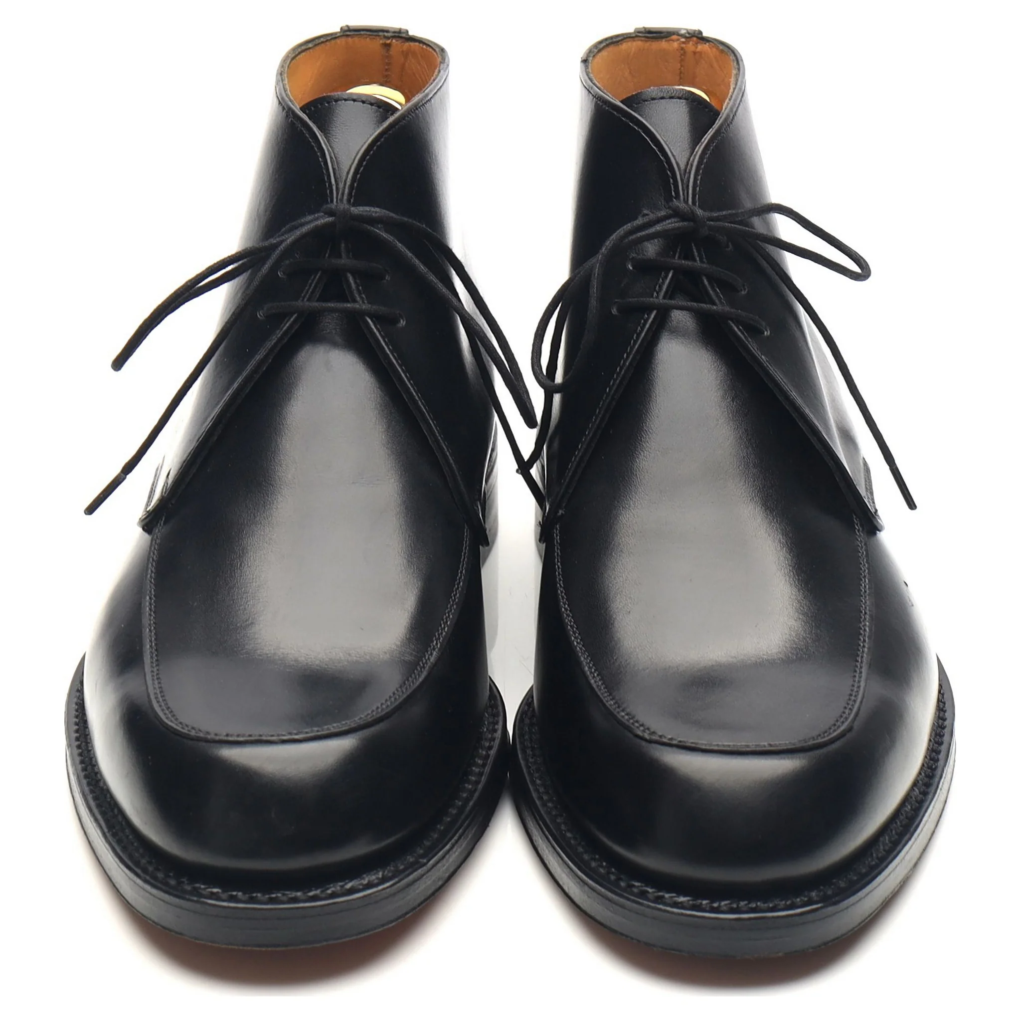 Vintage 'Jarvis' Black Leather Chukka Boots UK 6.5 F - Image 9