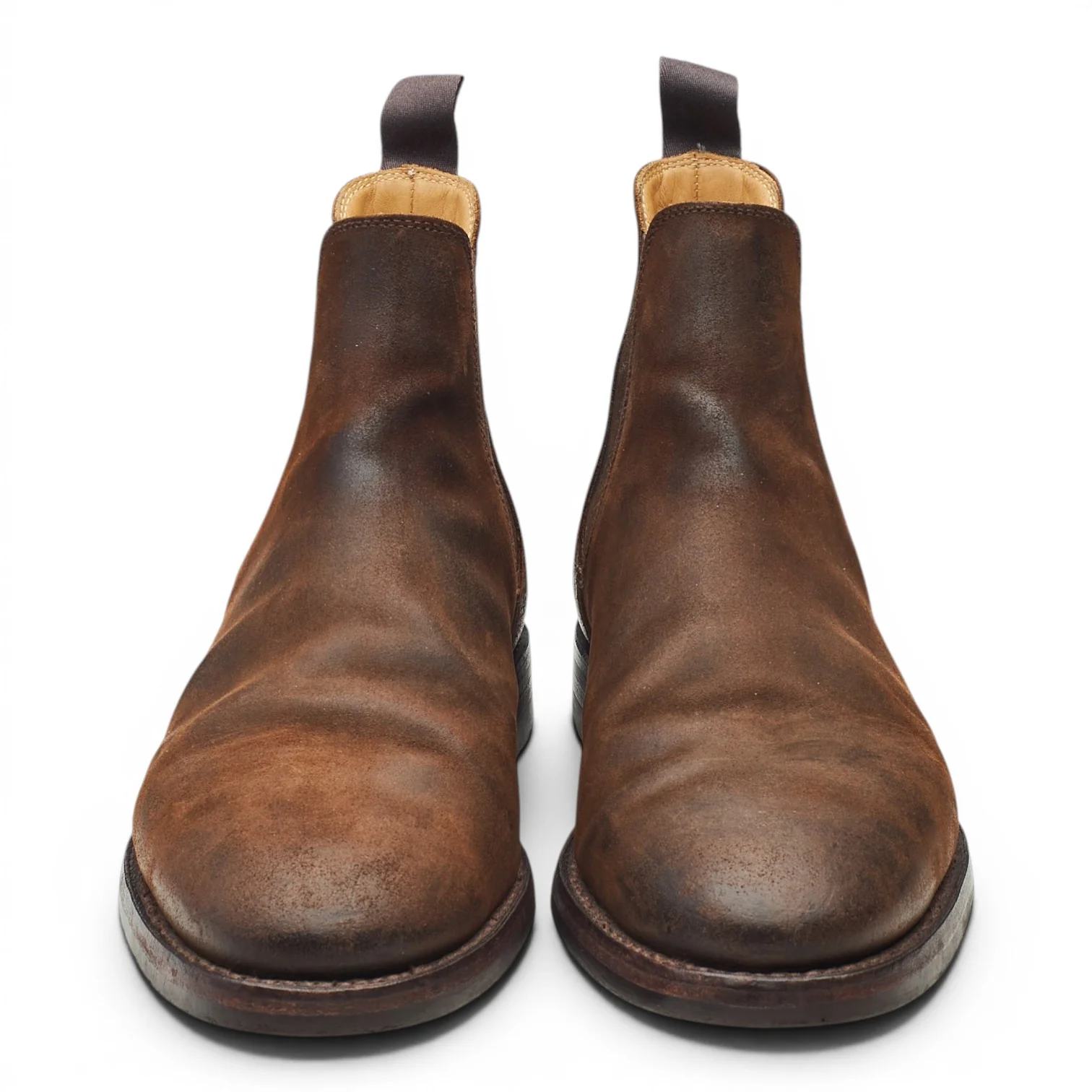 'Chelsea 5' Brown Rough-Out Suede Chelsea UK 7.5 E - Image 2