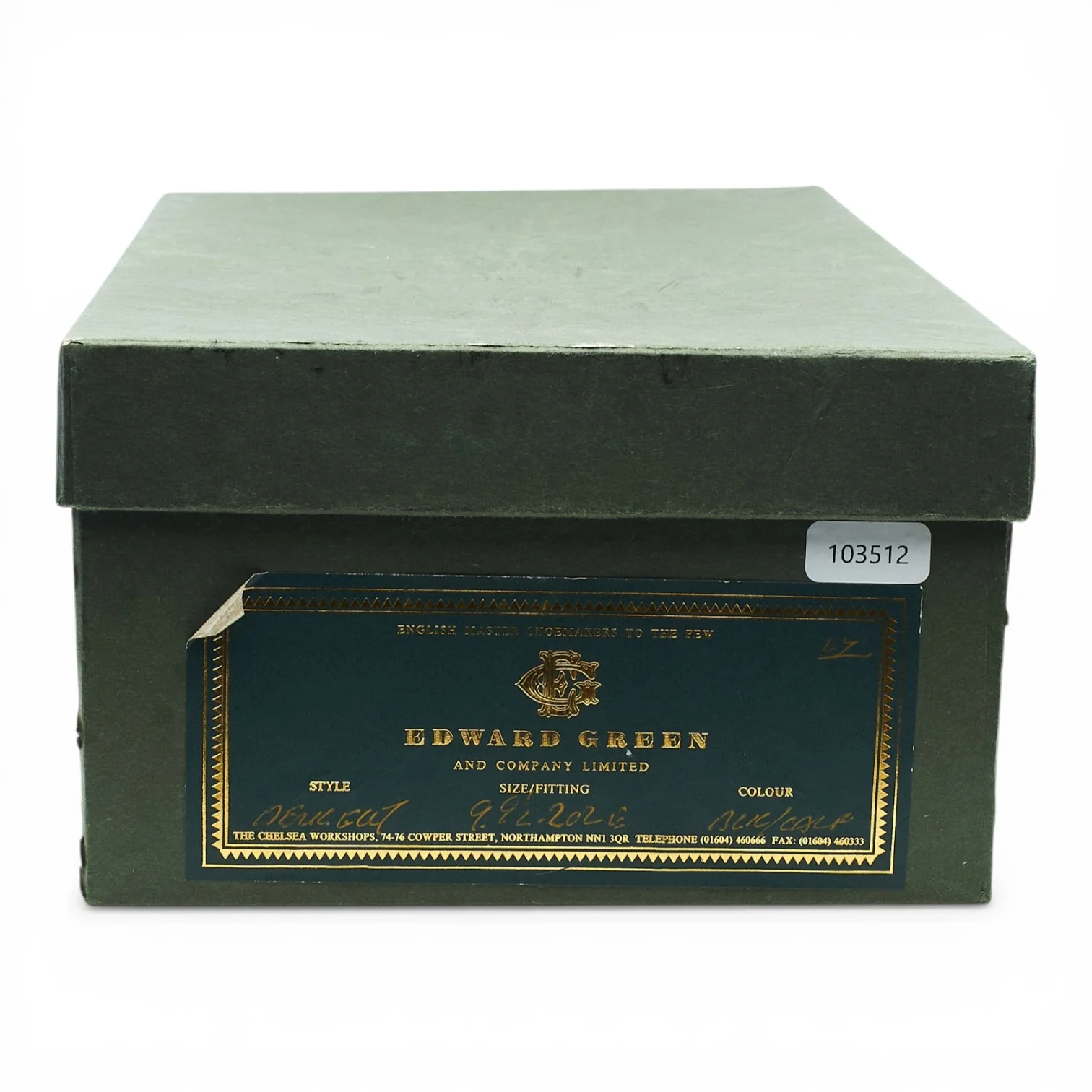'Chelsea' Black Leather Oxford UK 9 E - Image 8