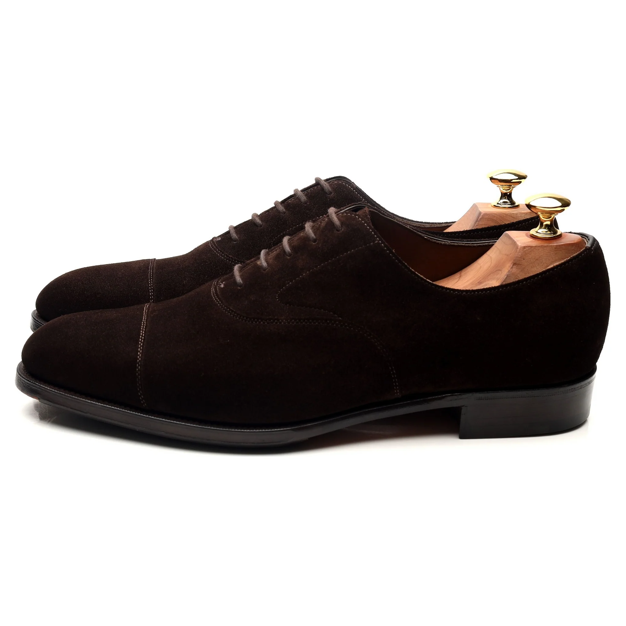 'Chelsea' Dark Brown Suede Oxford UK 9 E - Image 2