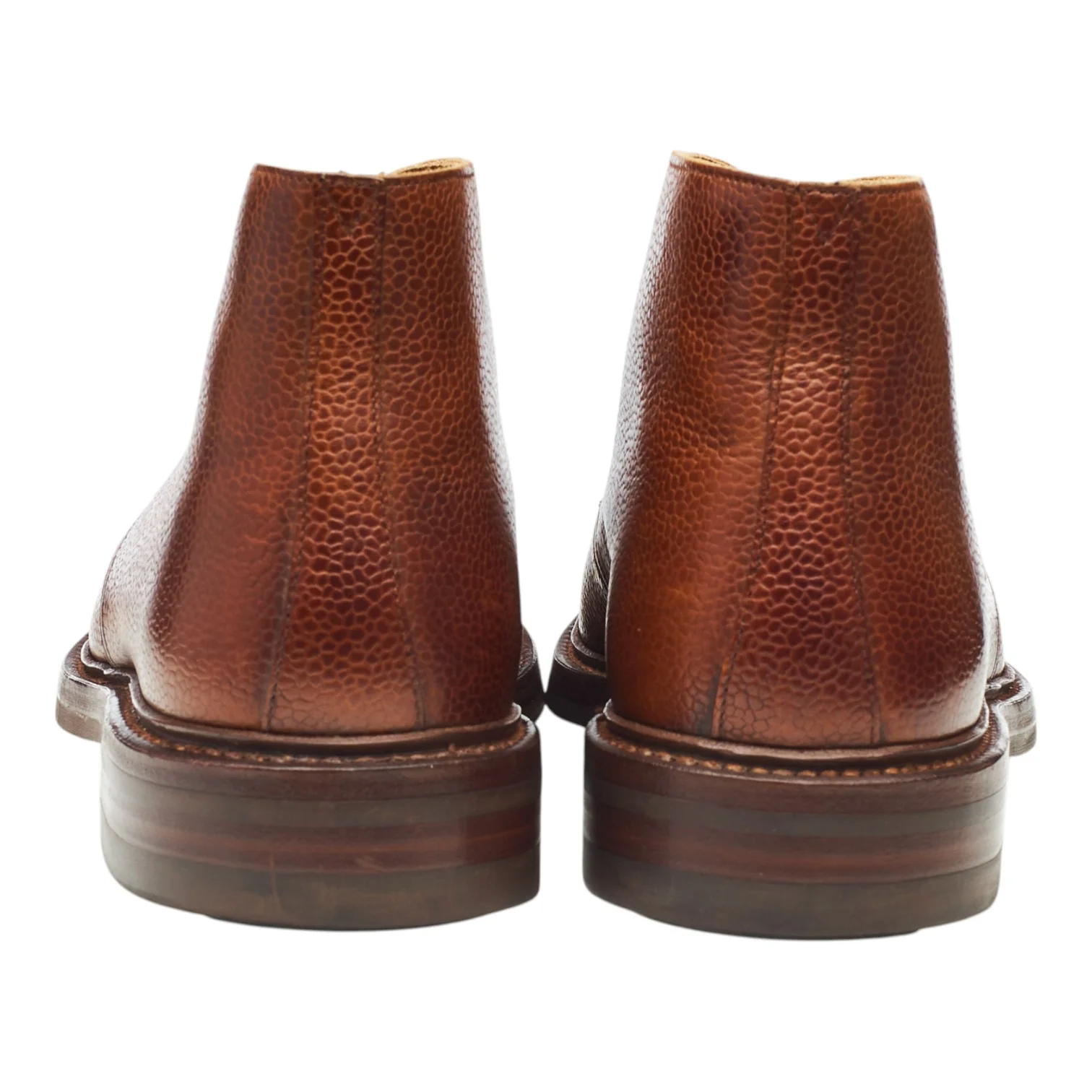 'Chepstow' Tan Brown Grain Leather Chukka Boot UK 6 E - Image 4