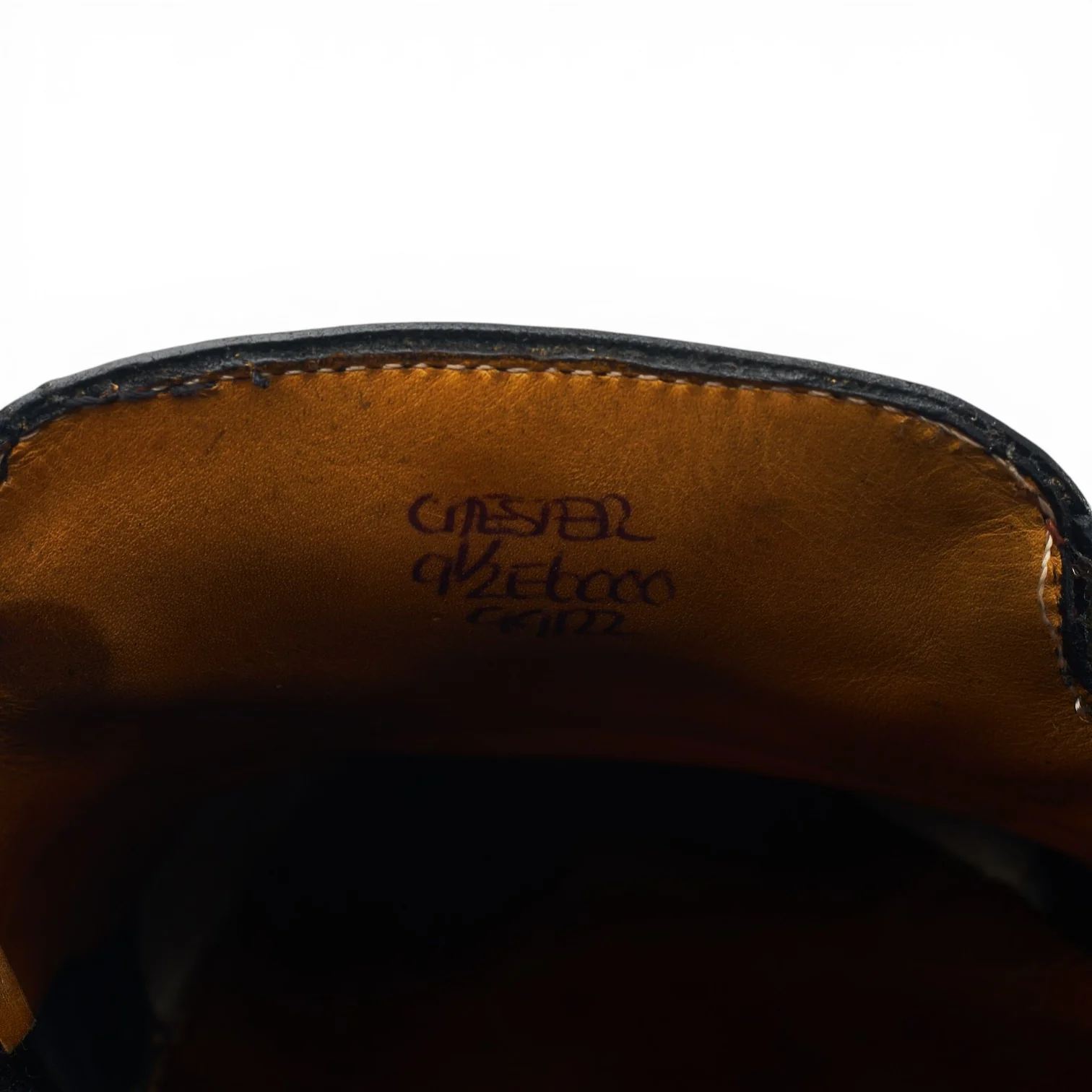 'Chester' Black Leather Loafers UK 9.5 E - Image 7