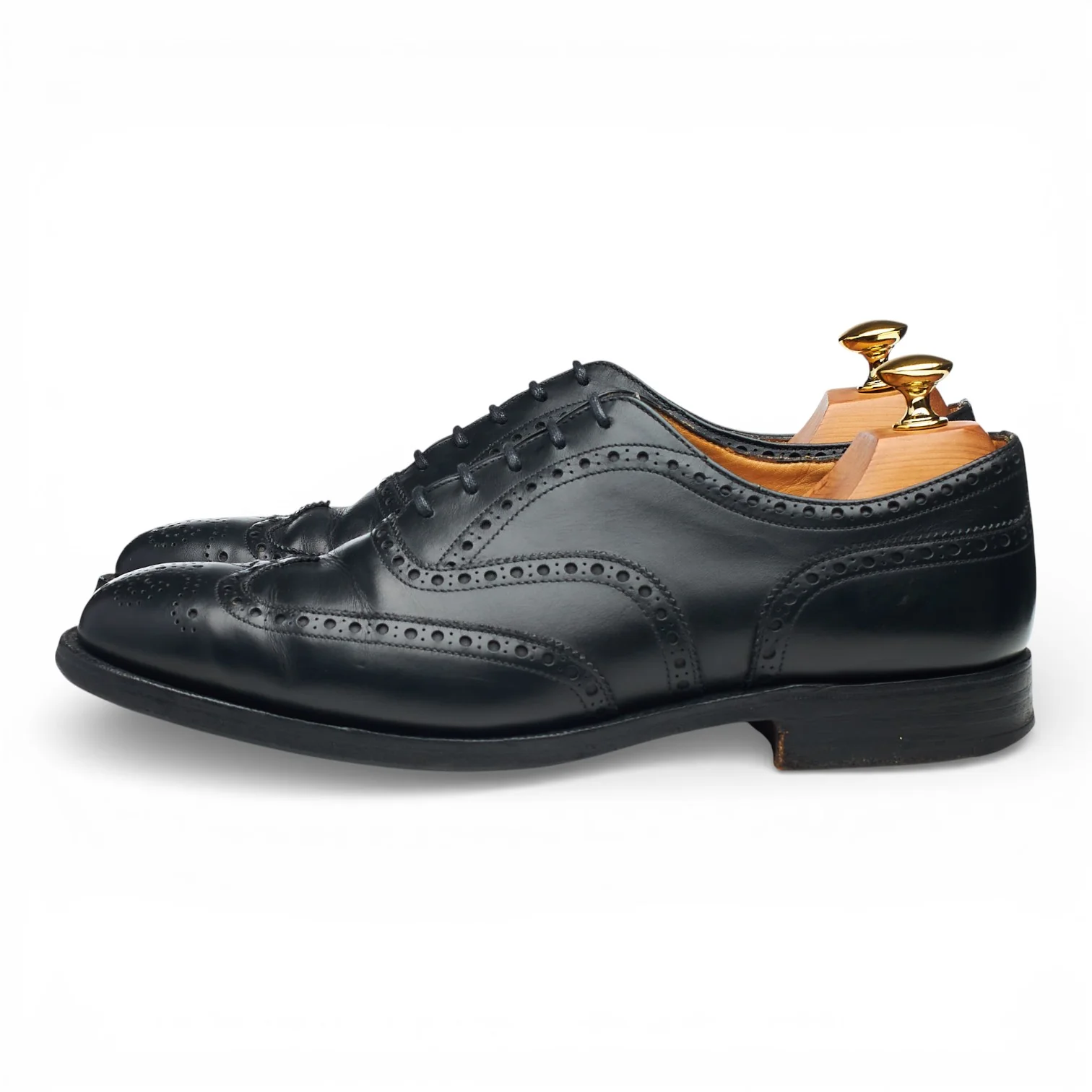 'Chetwynd' Black Leather Oxford Brogues UK 6.5 F - Image 3
