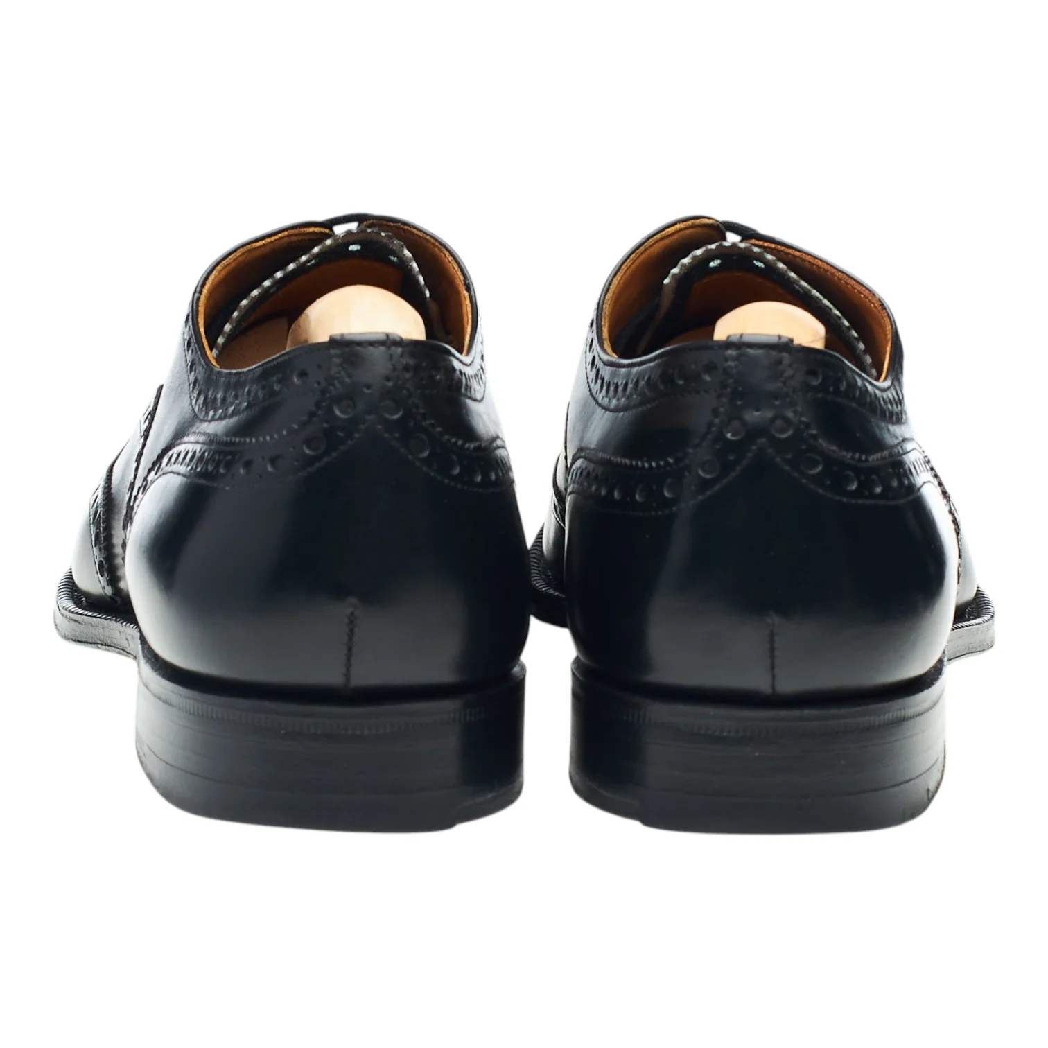 'Chetwynd' Black Leather Oxford Brogues UK 7 G - Image 4