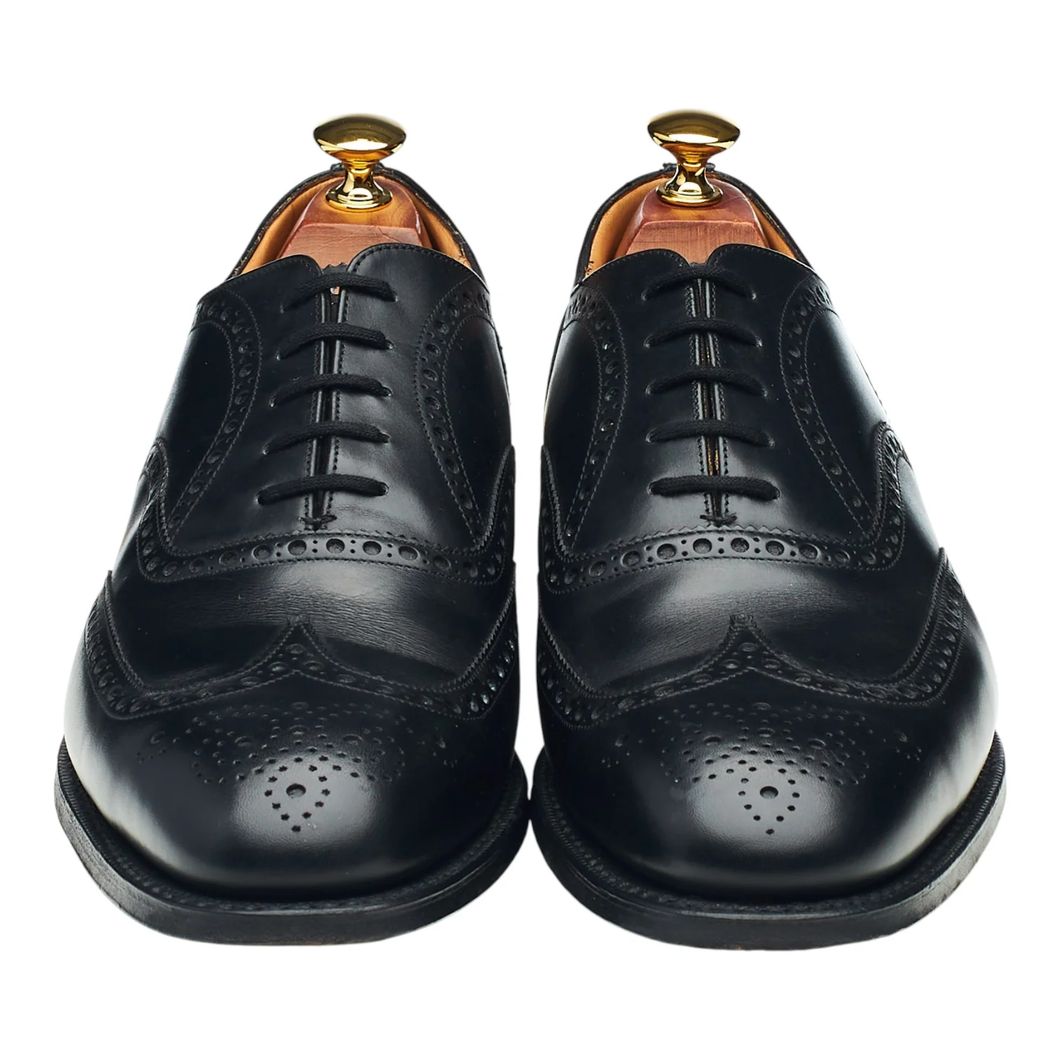 'Chetwynd' Black Leather Oxford Brogues UK 8.5 G - Image 2