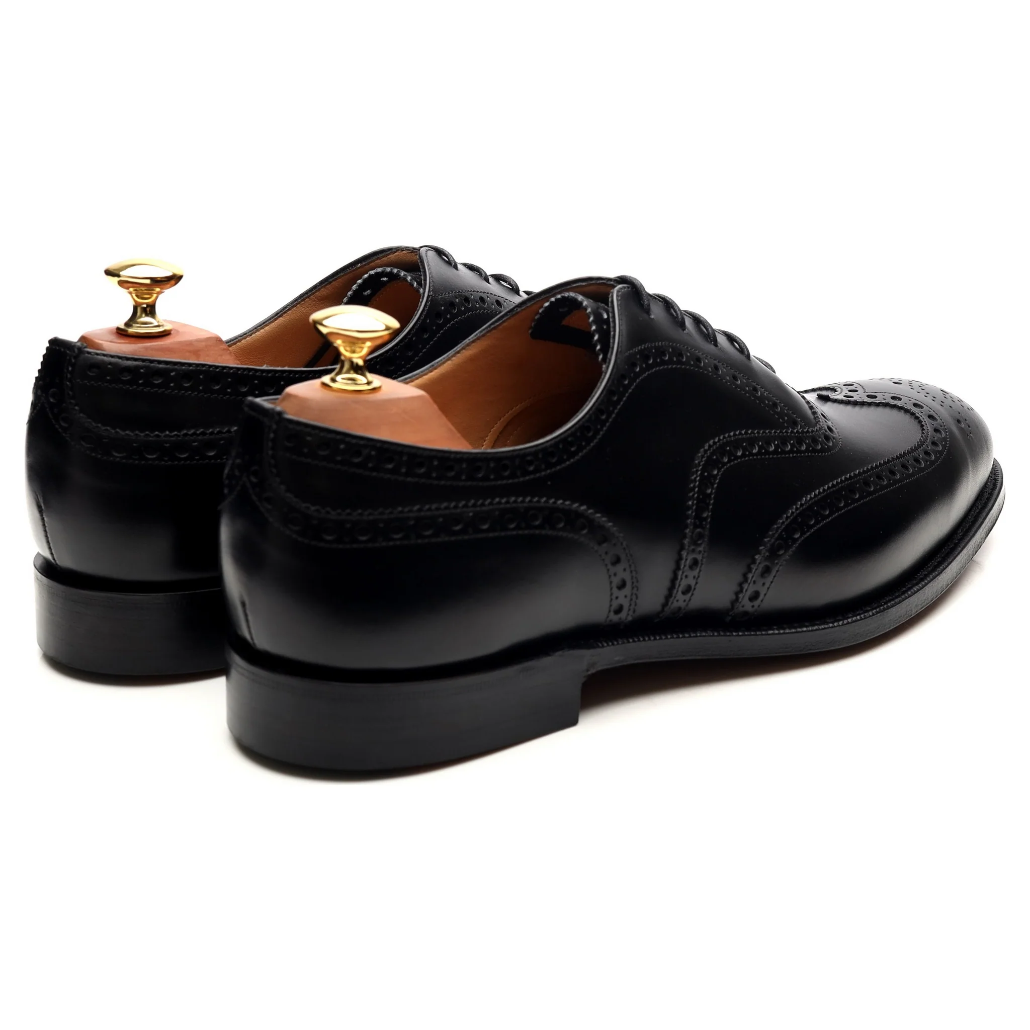 'Chetwynd' Black Leather Brogues UK 9.5 G - Image 5