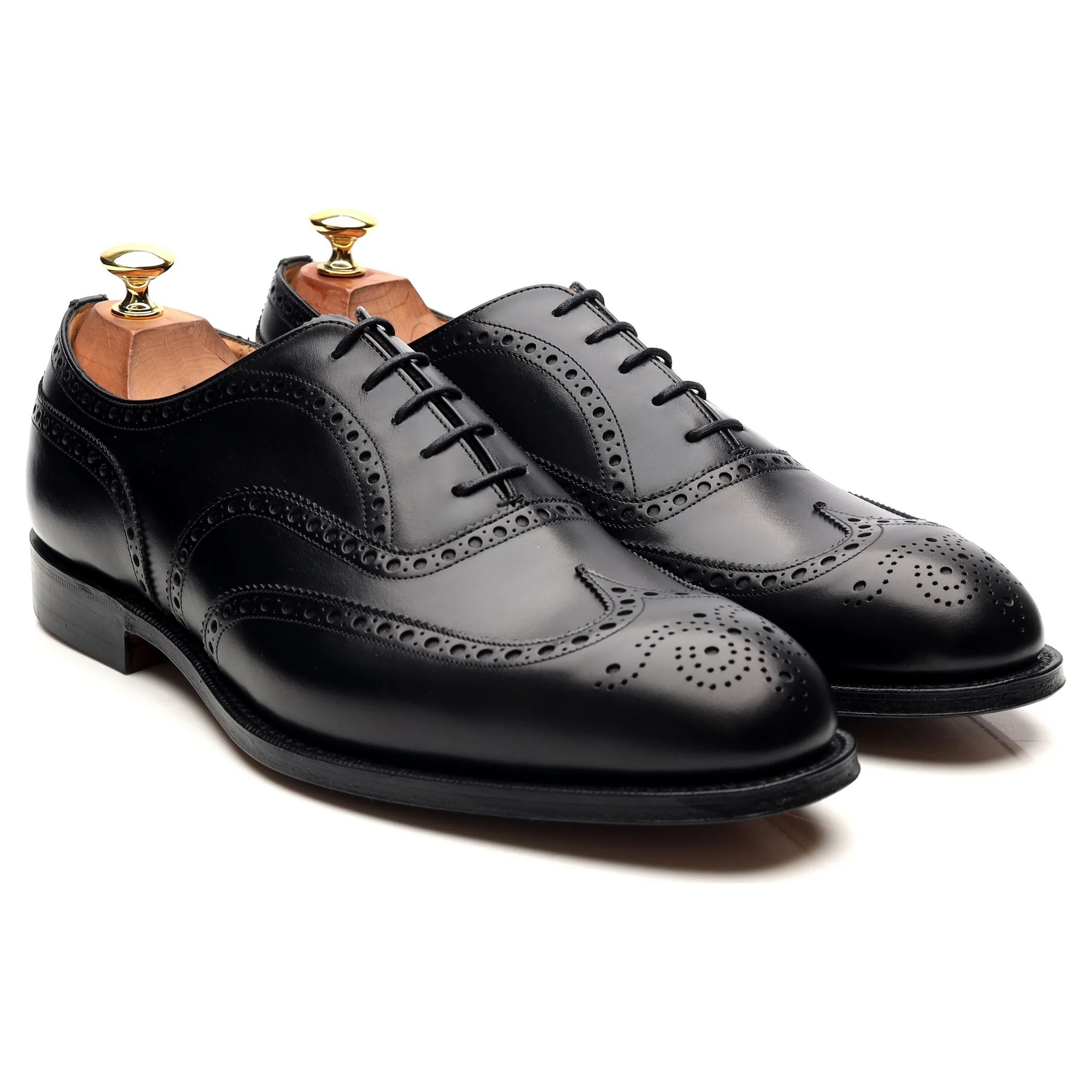 'Chetwynd' Black Leather Brogues UK 9.5 G - Image 7