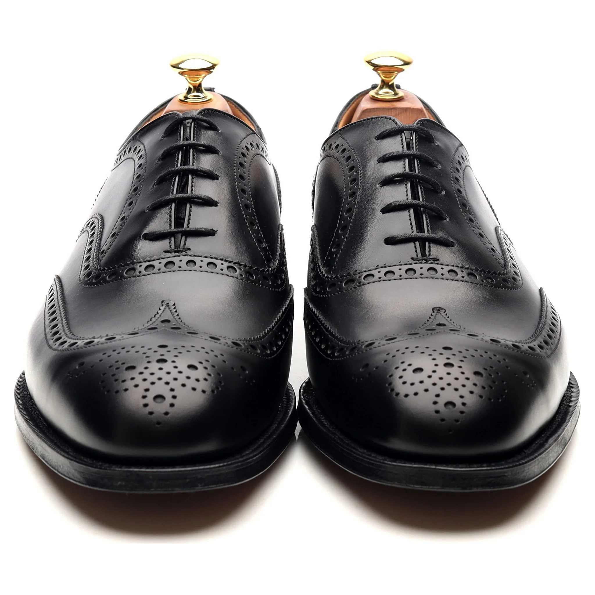 'Chetwynd' Black Leather Brogues UK 9.5 G - Image 8