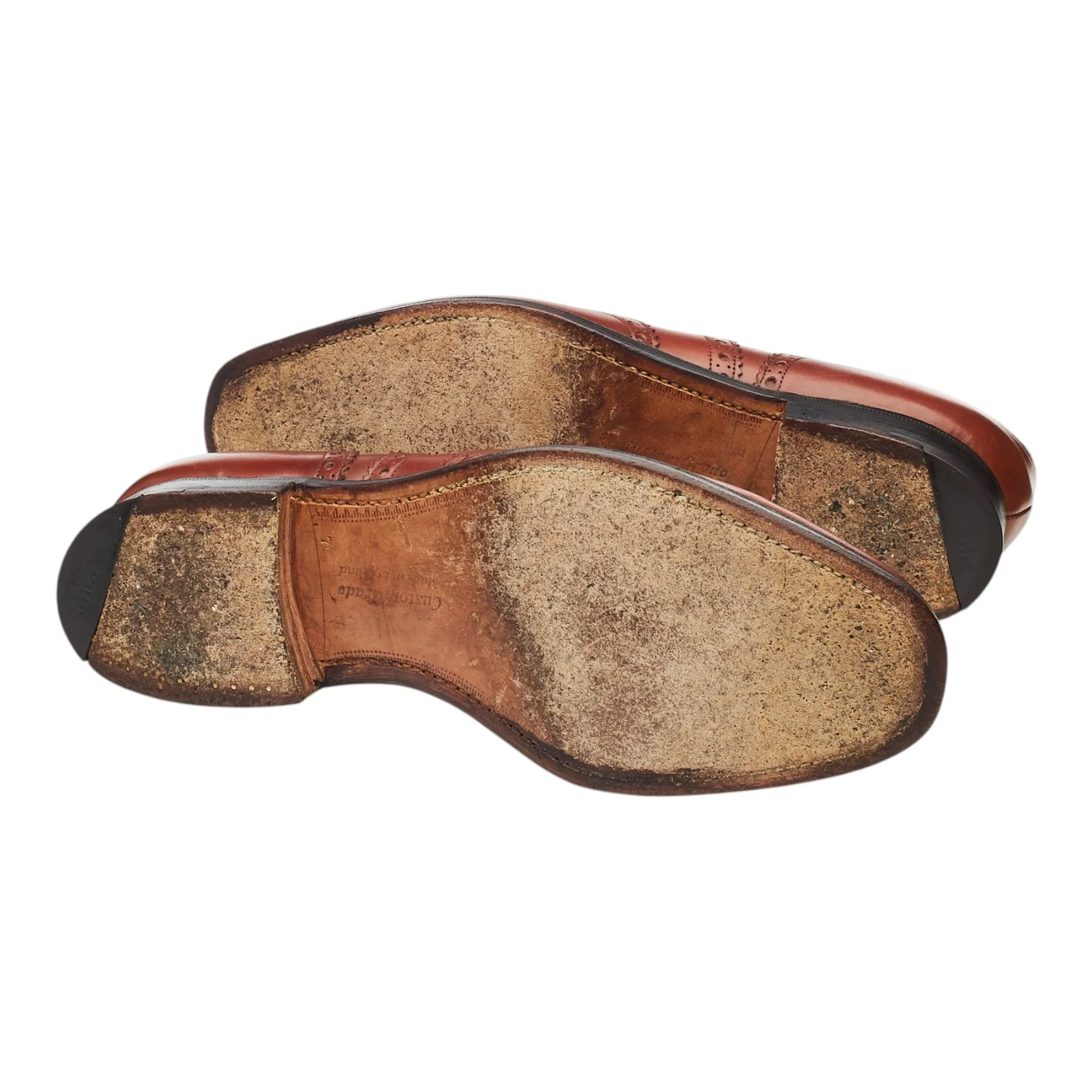 'Chetwynd' Tan Brown Leather Oxford Brogues UK 7 H - Image 5