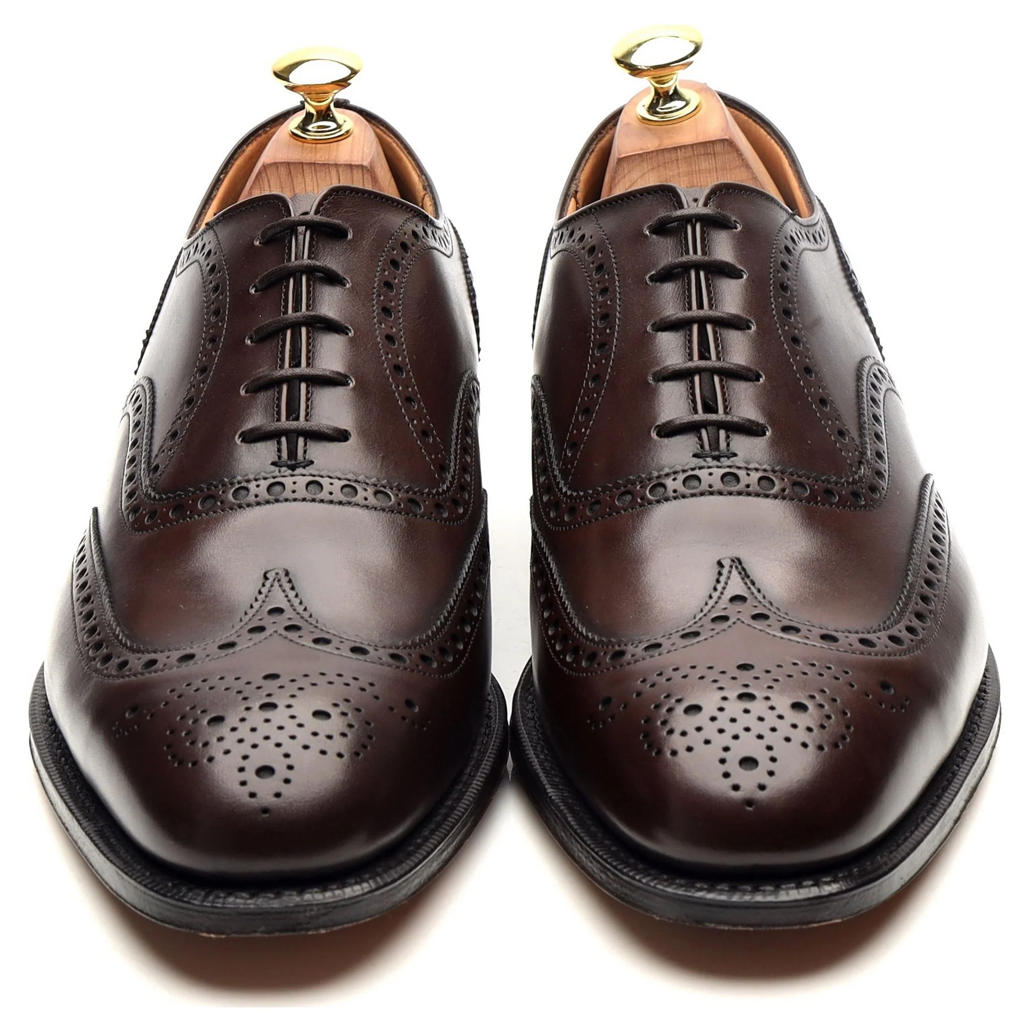 'Chetwynd' Dark Brown Leather Brogues UK 8 G - Image 9